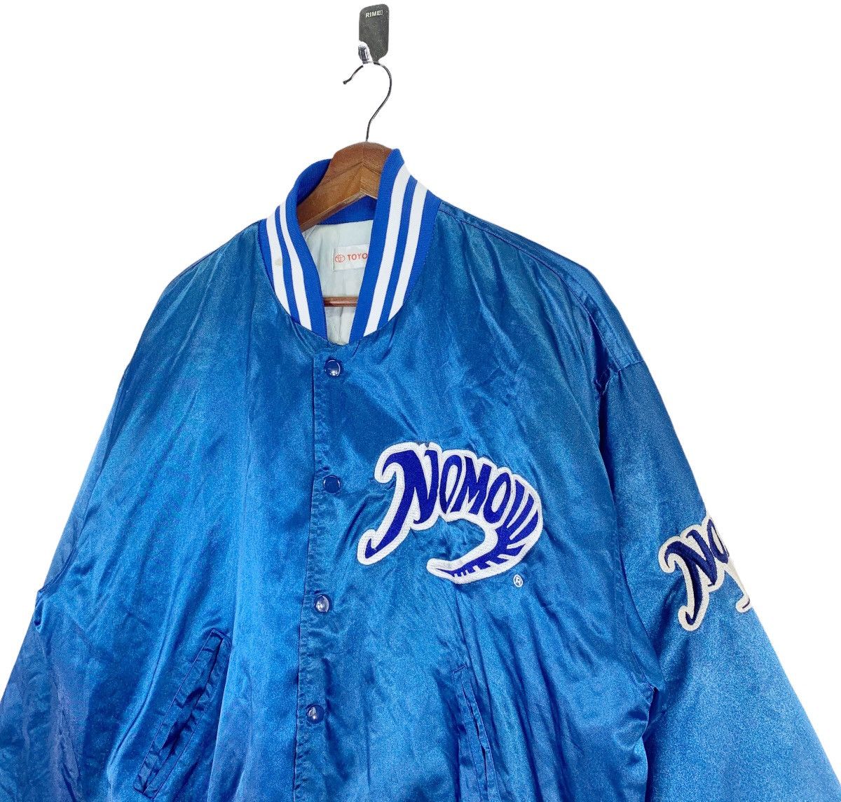 MLB Vintage NOMO Dodgers MLB Sportswear Satin Varsity Jacket Size US M / EU 48-50 / 2 - 3 Thumbnail