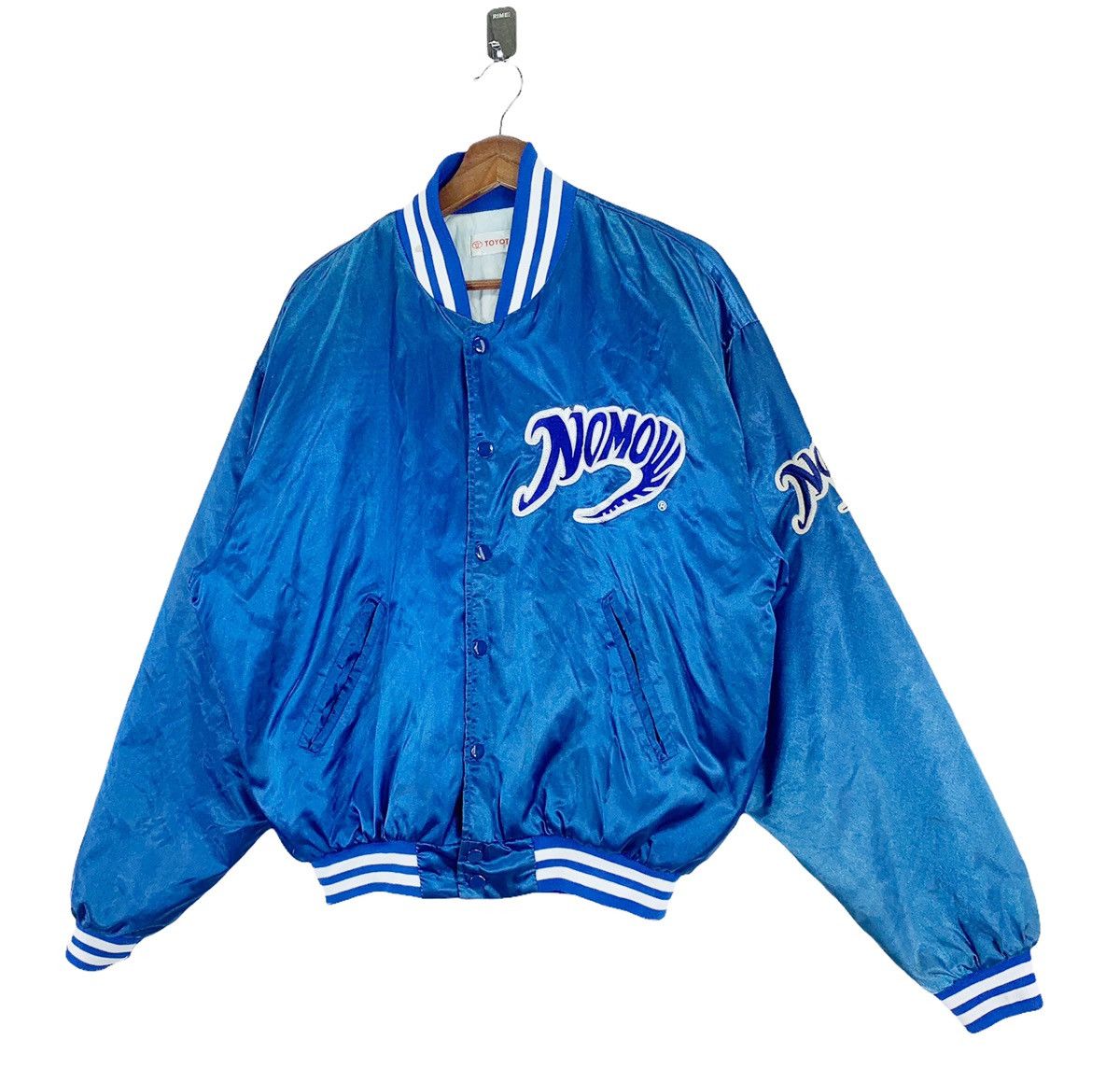 MLB Vintage NOMO Dodgers MLB Sportswear Satin Varsity Jacket Size US M / EU 48-50 / 2 - 2 Thumbnail