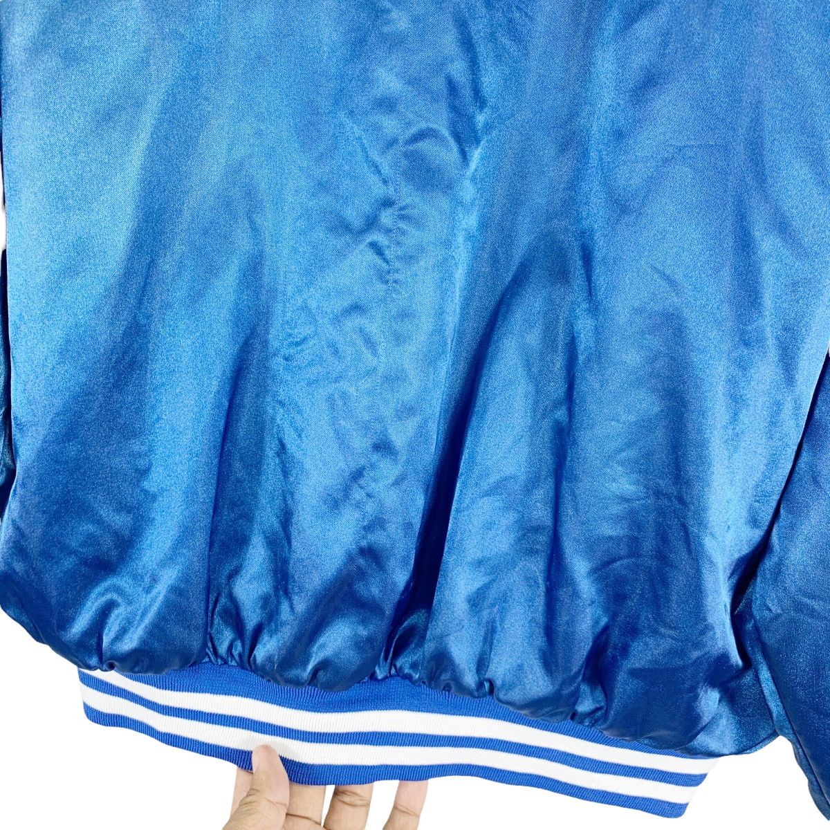 MLB Vintage NOMO Dodgers MLB Sportswear Satin Varsity Jacket Size US M / EU 48-50 / 2 - 15 Thumbnail