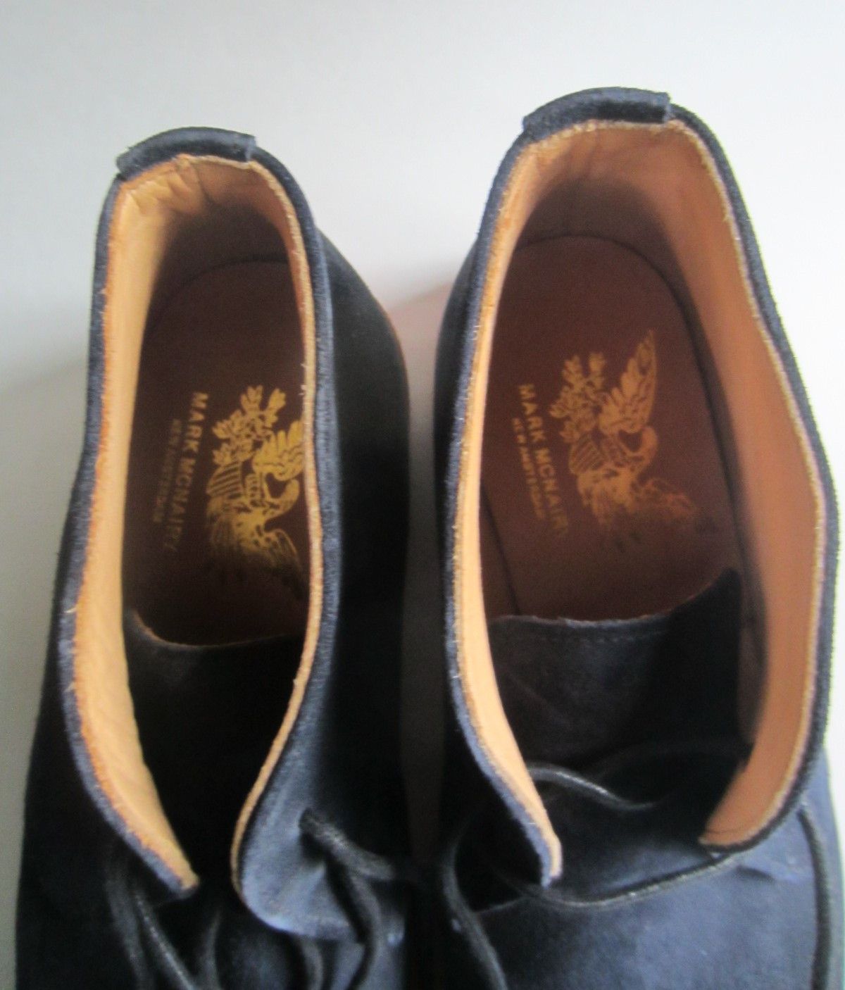 Mark McNairy NEW DEADSTOCK New Amsterdam Suede Navy Chukka Boots Size US 8 / EU 41 - 10 Thumbnail