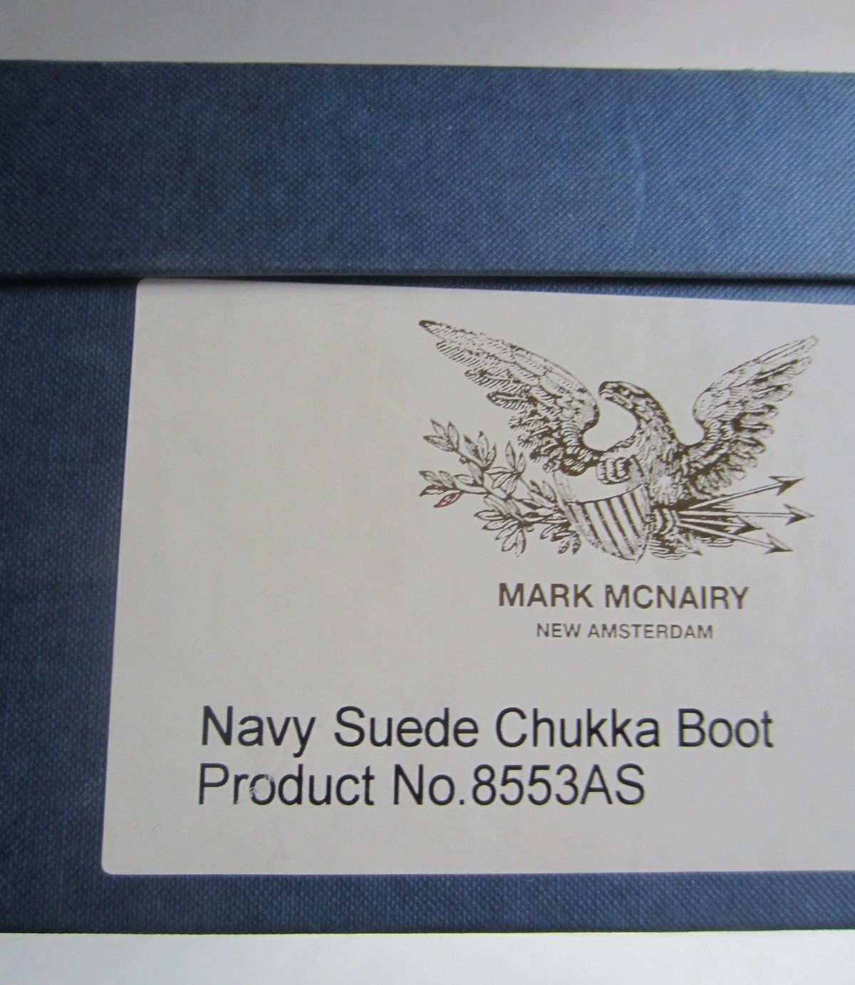 Mark McNairy NEW DEADSTOCK New Amsterdam Suede Navy Chukka Boots Size US 8 / EU 41 - 6 Thumbnail