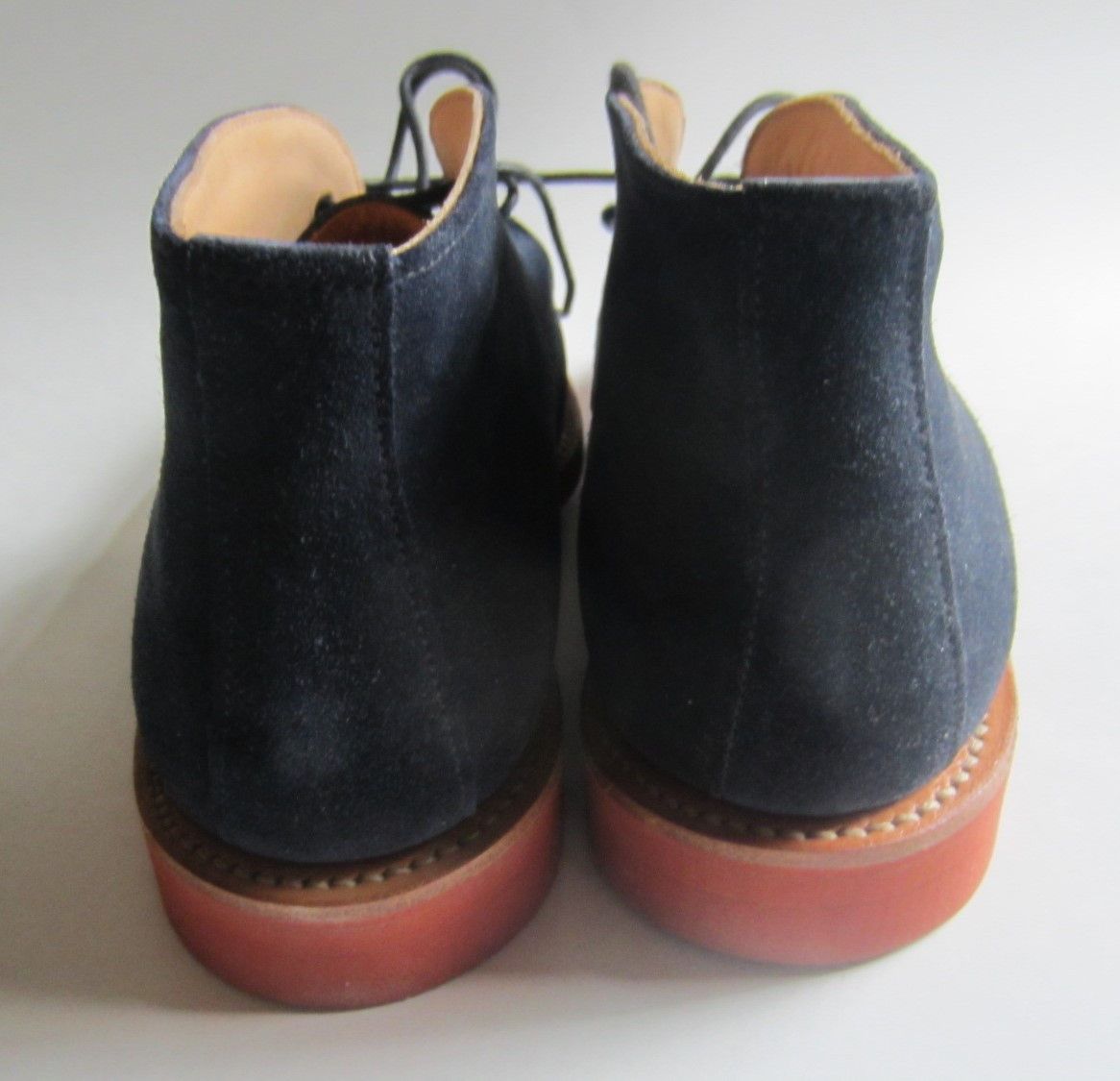 Mark McNairy NEW DEADSTOCK New Amsterdam Suede Navy Chukka Boots Size US 8 / EU 41 - 7 Thumbnail