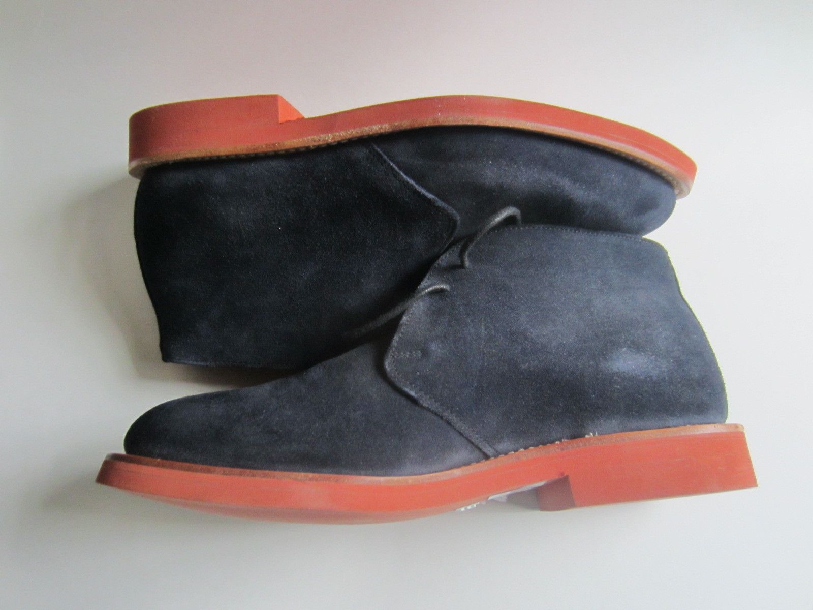 Mark McNairy NEW DEADSTOCK New Amsterdam Suede Navy Chukka Boots Size US 8 / EU 41 - 11 Thumbnail