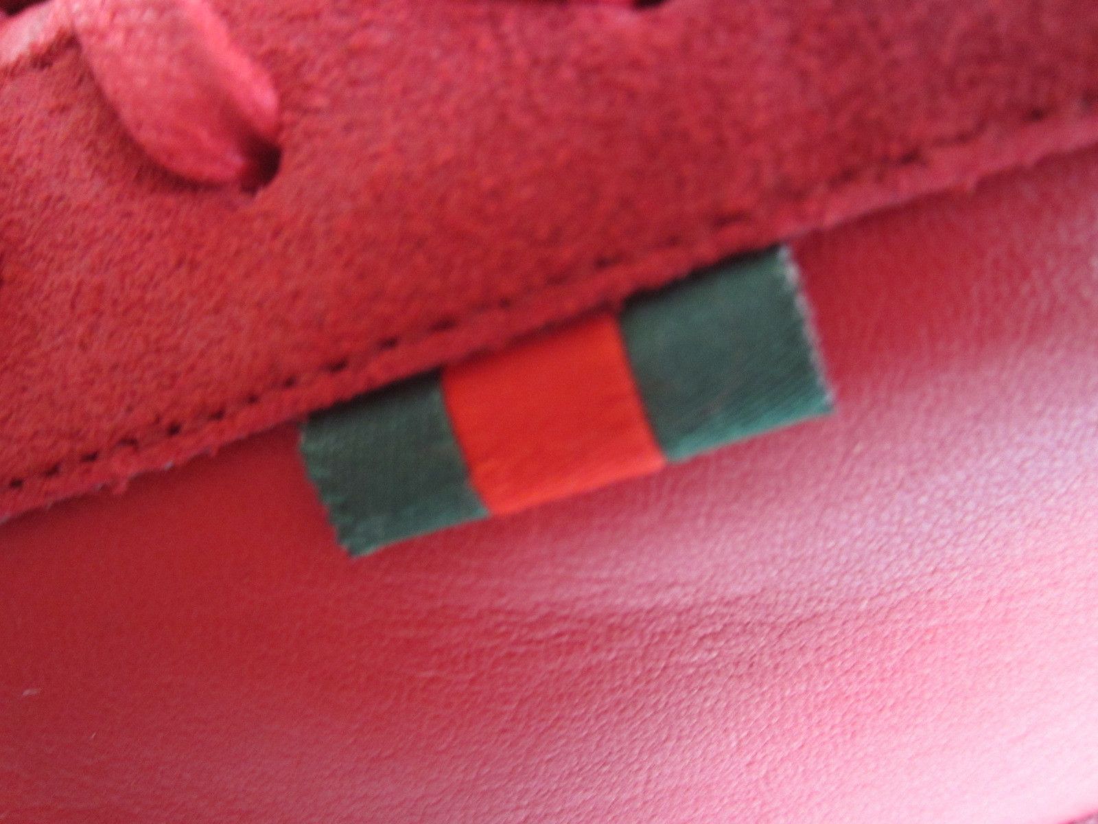 Gucci NEW DEADSTOCK with BOX Red Lace-up Sneakers Size US 8.5 / EU 41-42 - 11 Thumbnail