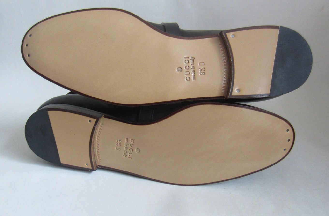 Gucci NEW DEADSTOCK with BOX Black Leather Horsebit Boots Size US 8.5 / EU 41-42 - 14 Thumbnail