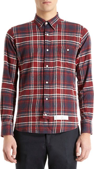 Other NEW Thom Grey Plaid Flannel Shirt Size US XL / EU 56 / 4 - 1 Thumbnail