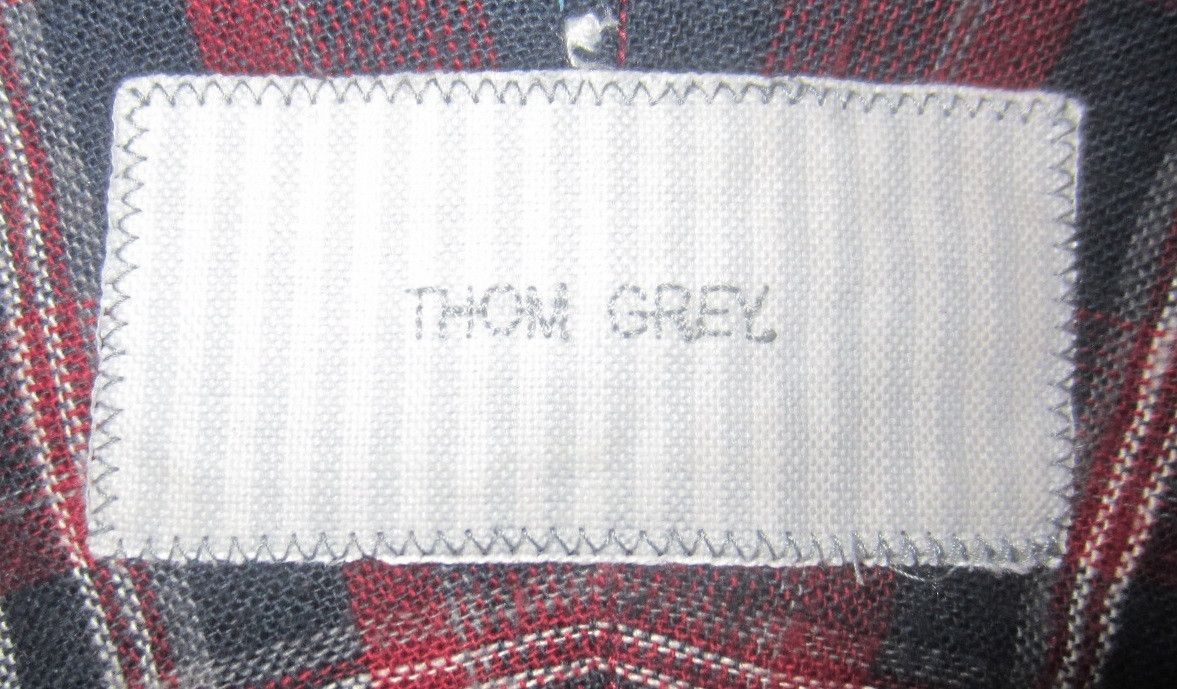 Other NEW Thom Grey Plaid Flannel Shirt Size US XL / EU 56 / 4 - 5 Thumbnail