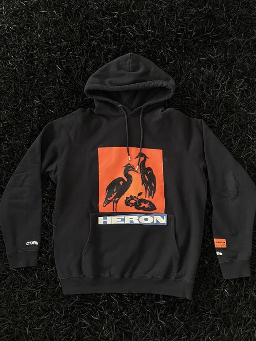 Heron Preston Heron Preston Swan Black Hoodie Grailed