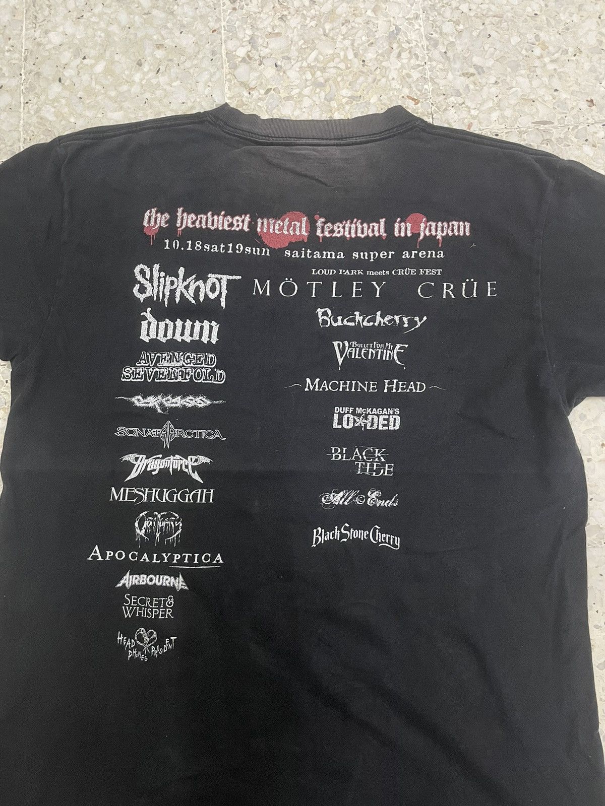 Band Tees Loud Park 08 the heaviest metal festival in Japan Size US L / EU 52-54 / 3 - 4 Thumbnail