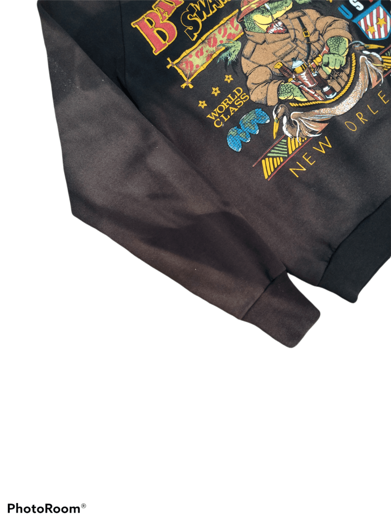 Vintage THRASHED SUN FADE VINTAGE SWEATSHIRT Size US M / EU 48-50 / 2 - 3 Thumbnail