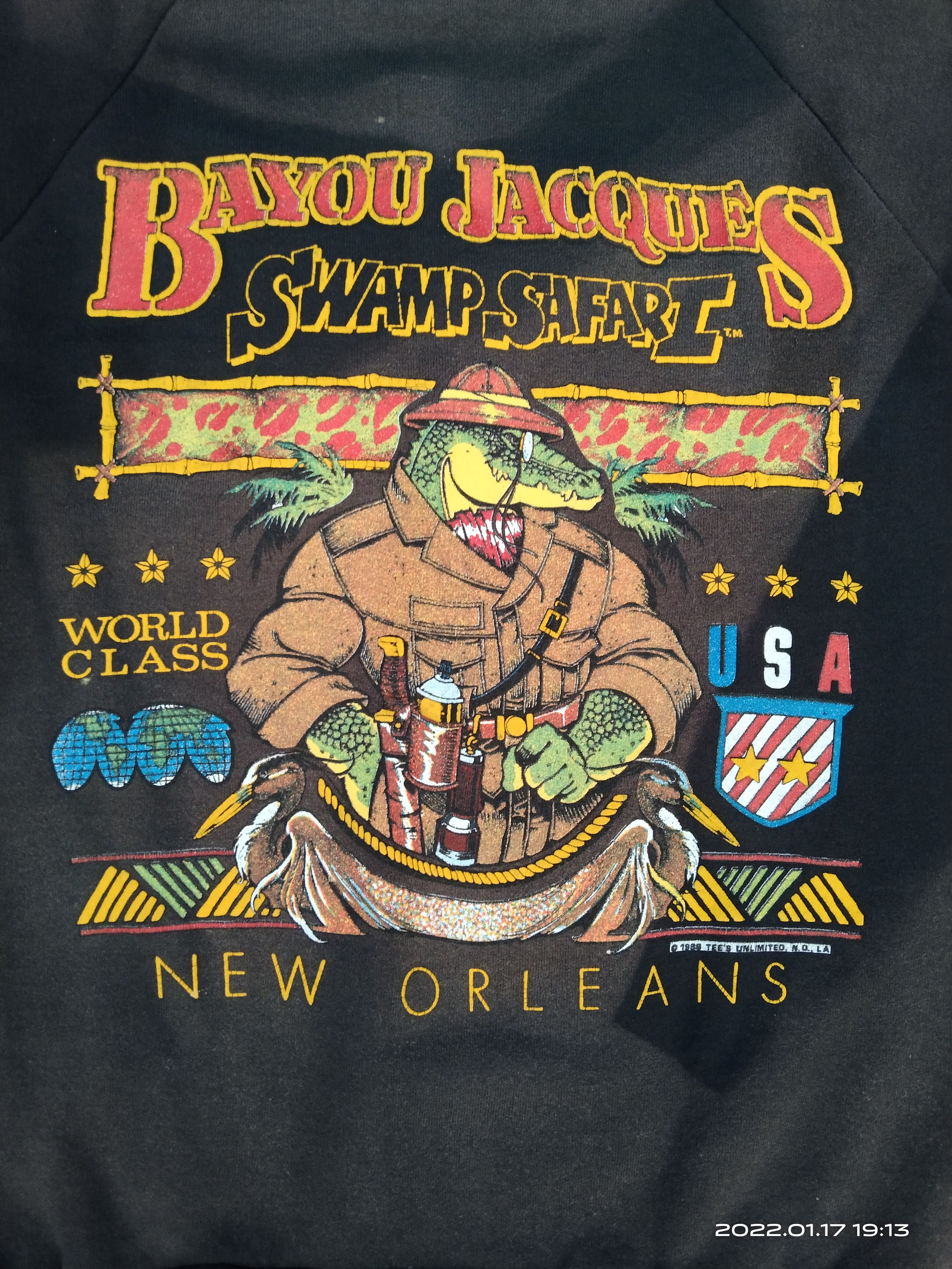 Vintage THRASHED SUN FADE VINTAGE SWEATSHIRT Size US M / EU 48-50 / 2 - 4 Thumbnail