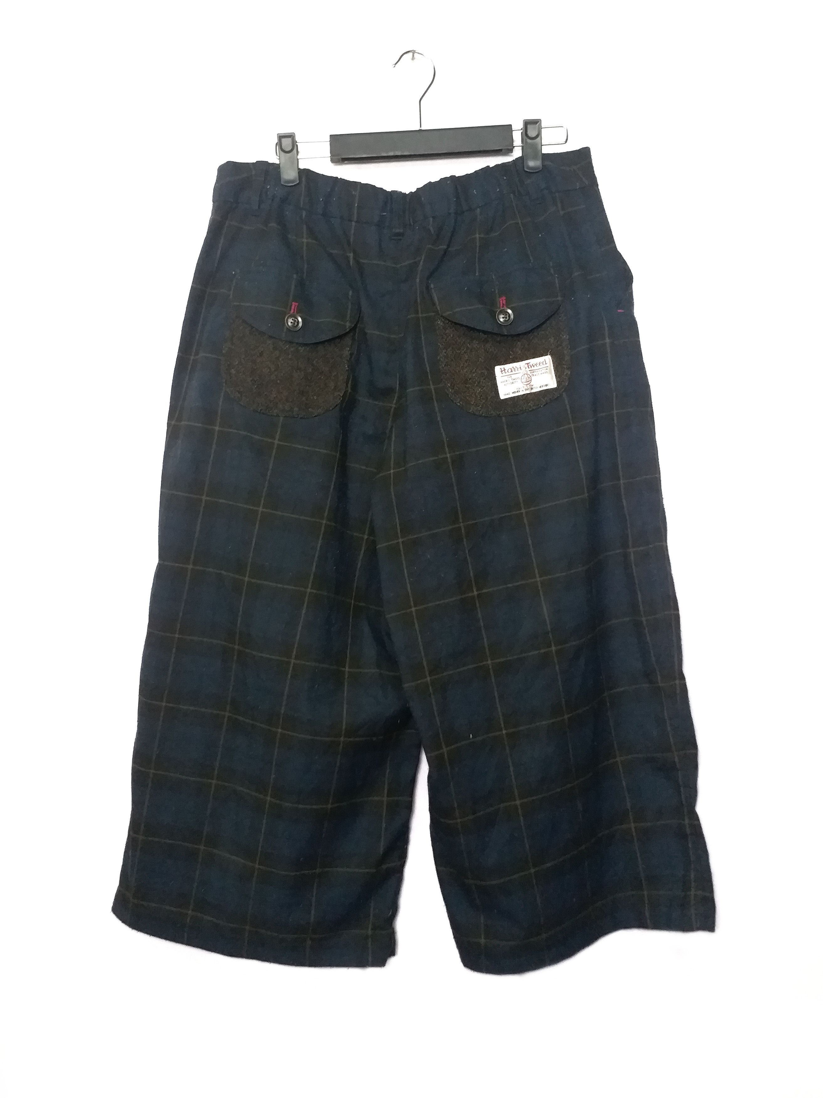 Harris Tweed × Natural Issue ❌SUMMER SALE❌ Checked Cropped Pants Harris Tweed 3rd Quater Size US 33 - 1 Thumbnail