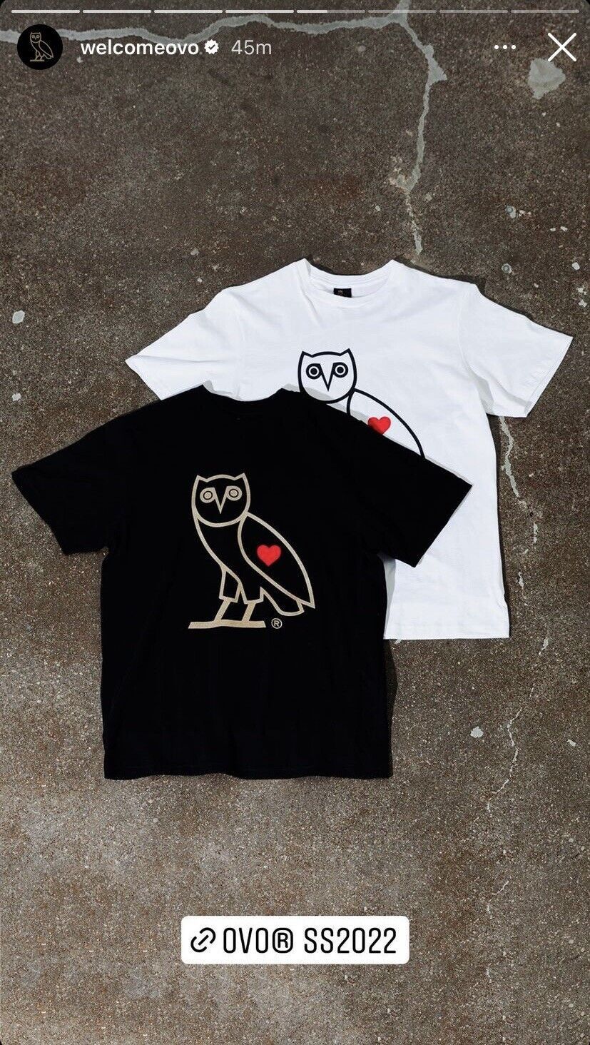 Drake OVO OG Owl Tee Heart Love Emoji Give Thanks Canada Exclusive Size US XXL / EU 58 / 5 - 5 Thumbnail