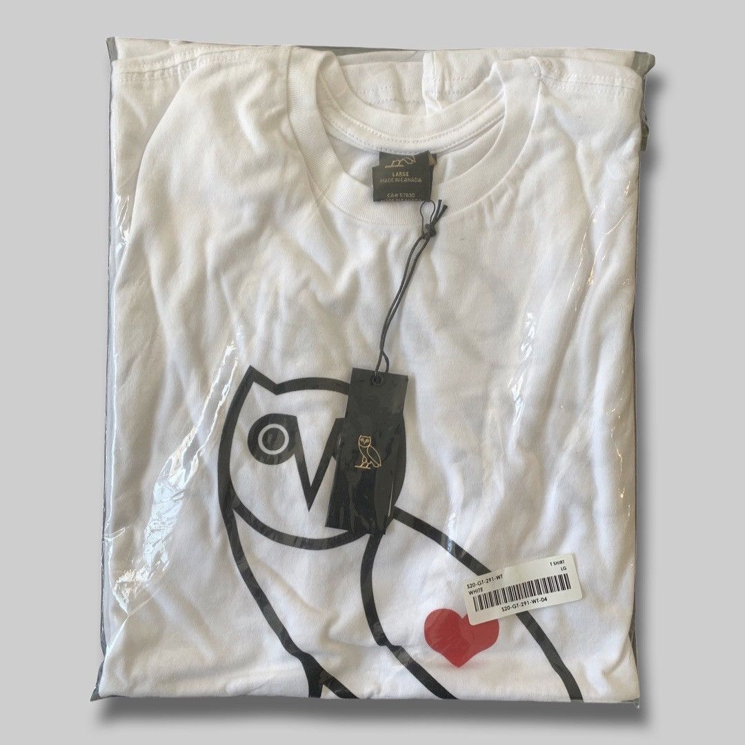 Drake OVO OG Owl Tee Heart Love Emoji Give Thanks Canada Exclusive Size US XXL / EU 58 / 5 - 3 Thumbnail