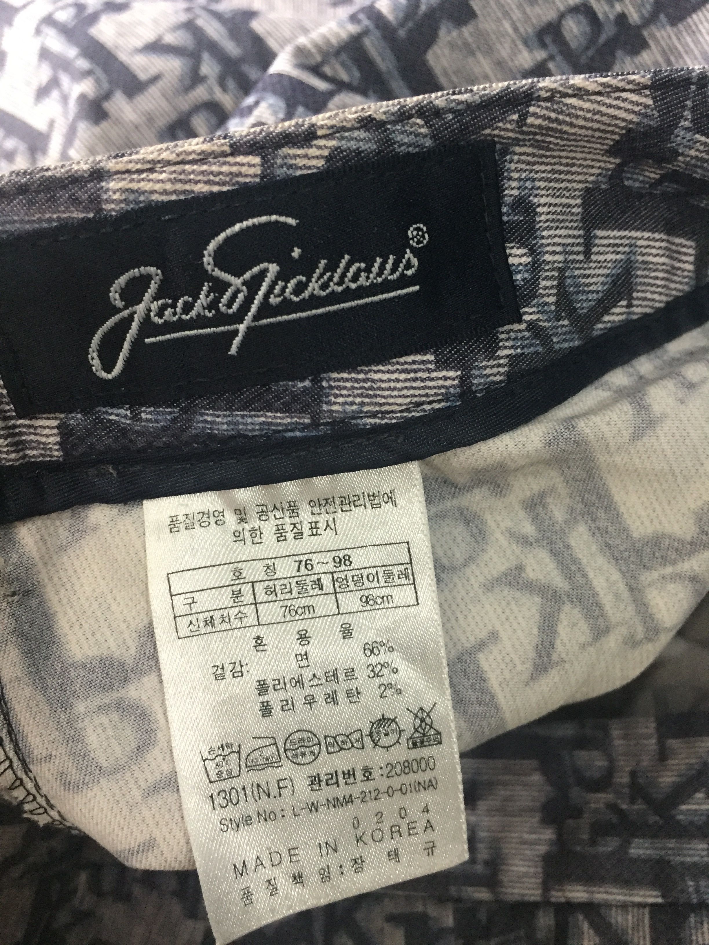 Designer × Japanese Brand × Vintage FREE SHIPPING Flare jack nicklaus monogram pant Size US 31 - 4 Thumbnail