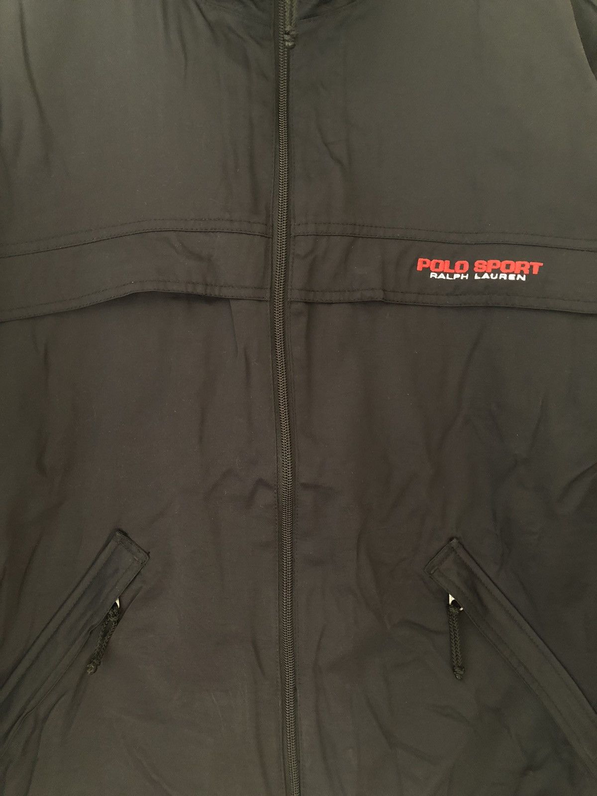 Polo Ralph Lauren Polo sports fleece jacket size large black red work wear Size US L / EU 52-54 / 3 - 2 Thumbnail