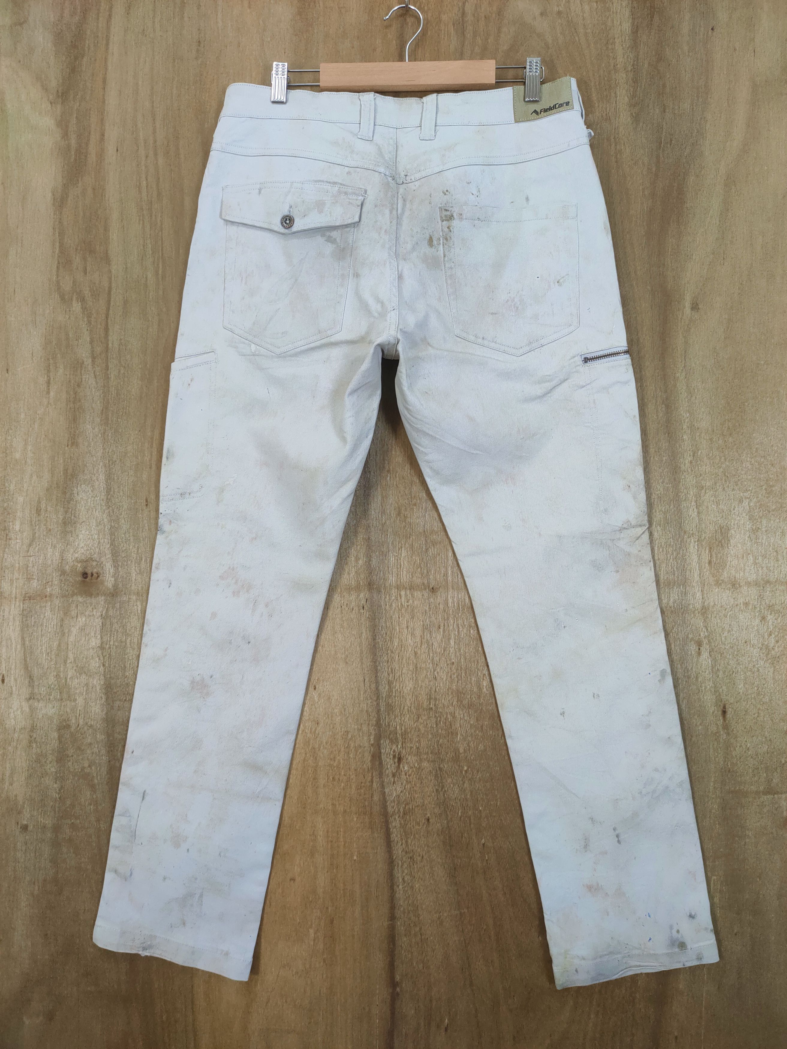 Japanese Brand × Rusty × Vintage VINTAGE JAPANESE RUSTY FADED WORK CARGO PANTS Size US 32 / EU 48 - 7 Thumbnail