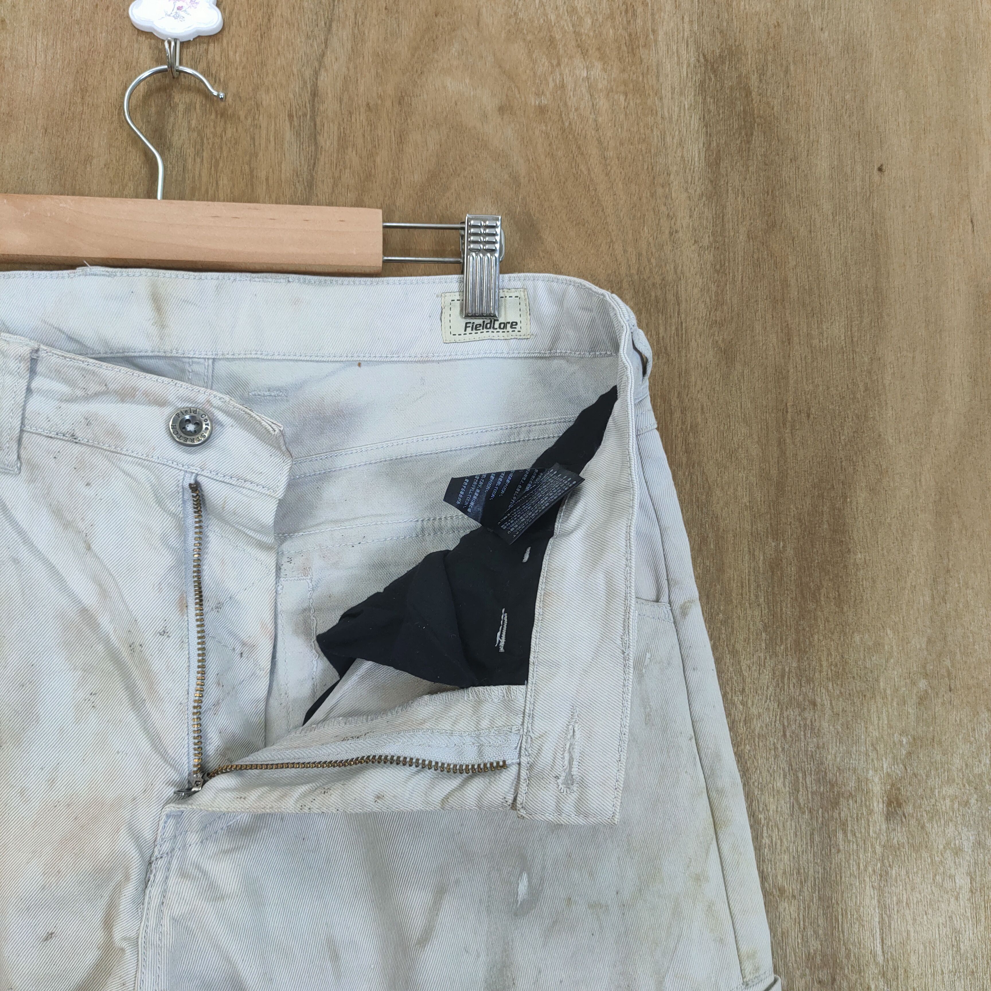 Japanese Brand × Rusty × Vintage VINTAGE JAPANESE RUSTY FADED WORK CARGO PANTS Size US 32 / EU 48 - 11 Thumbnail