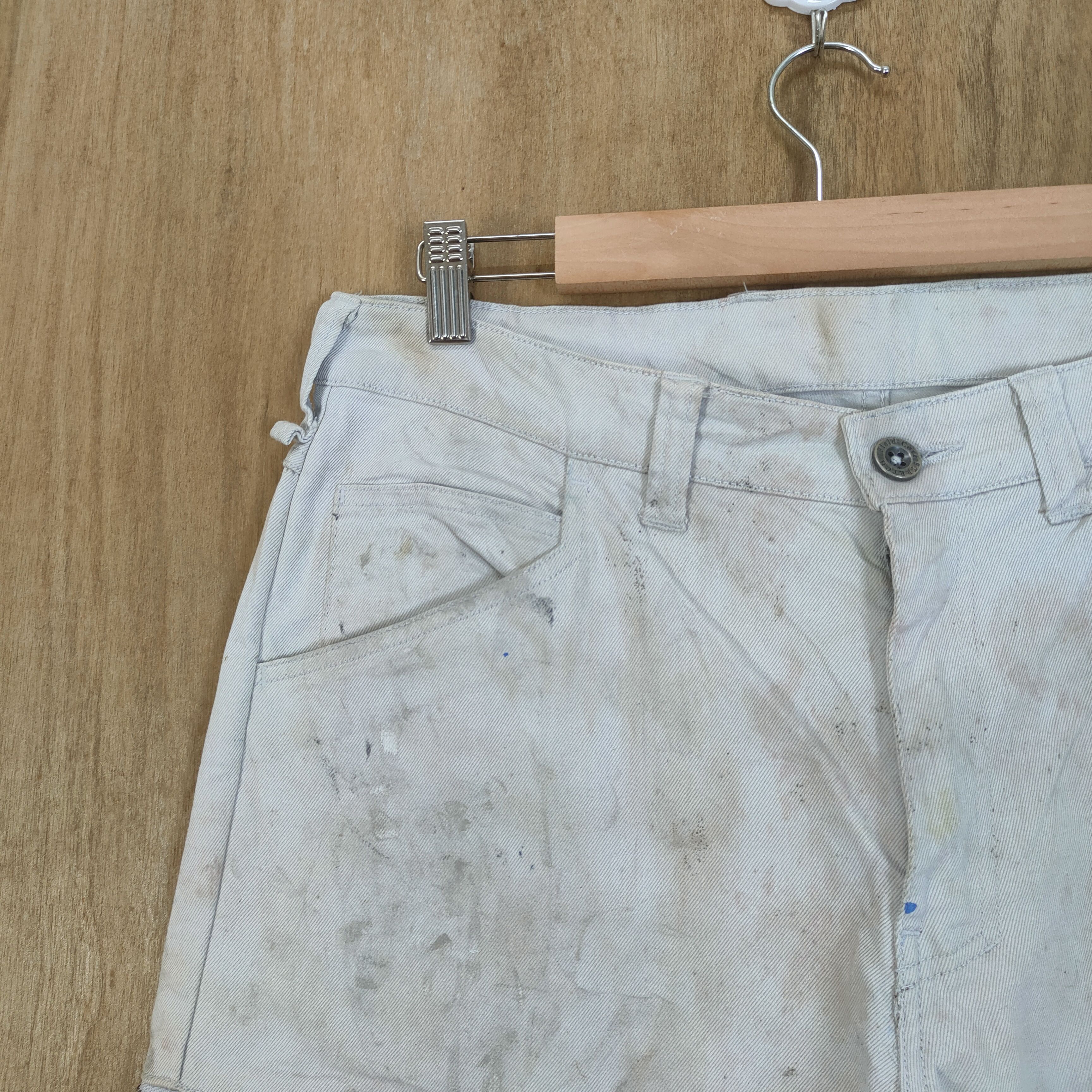 Japanese Brand × Rusty × Vintage VINTAGE JAPANESE RUSTY FADED WORK CARGO PANTS Size US 32 / EU 48 - 4 Thumbnail