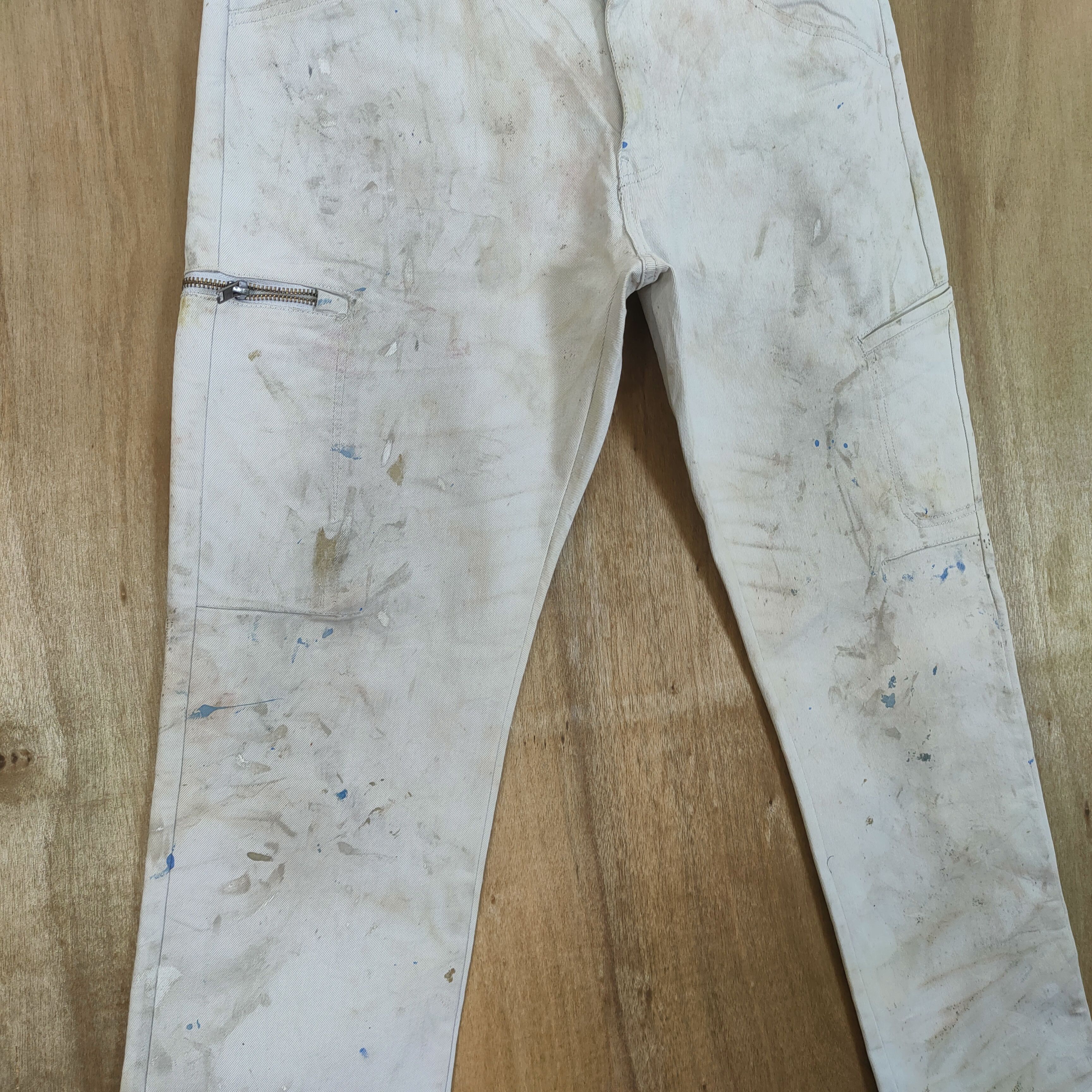 Japanese Brand × Rusty × Vintage VINTAGE JAPANESE RUSTY FADED WORK CARGO PANTS Size US 32 / EU 48 - 6 Thumbnail