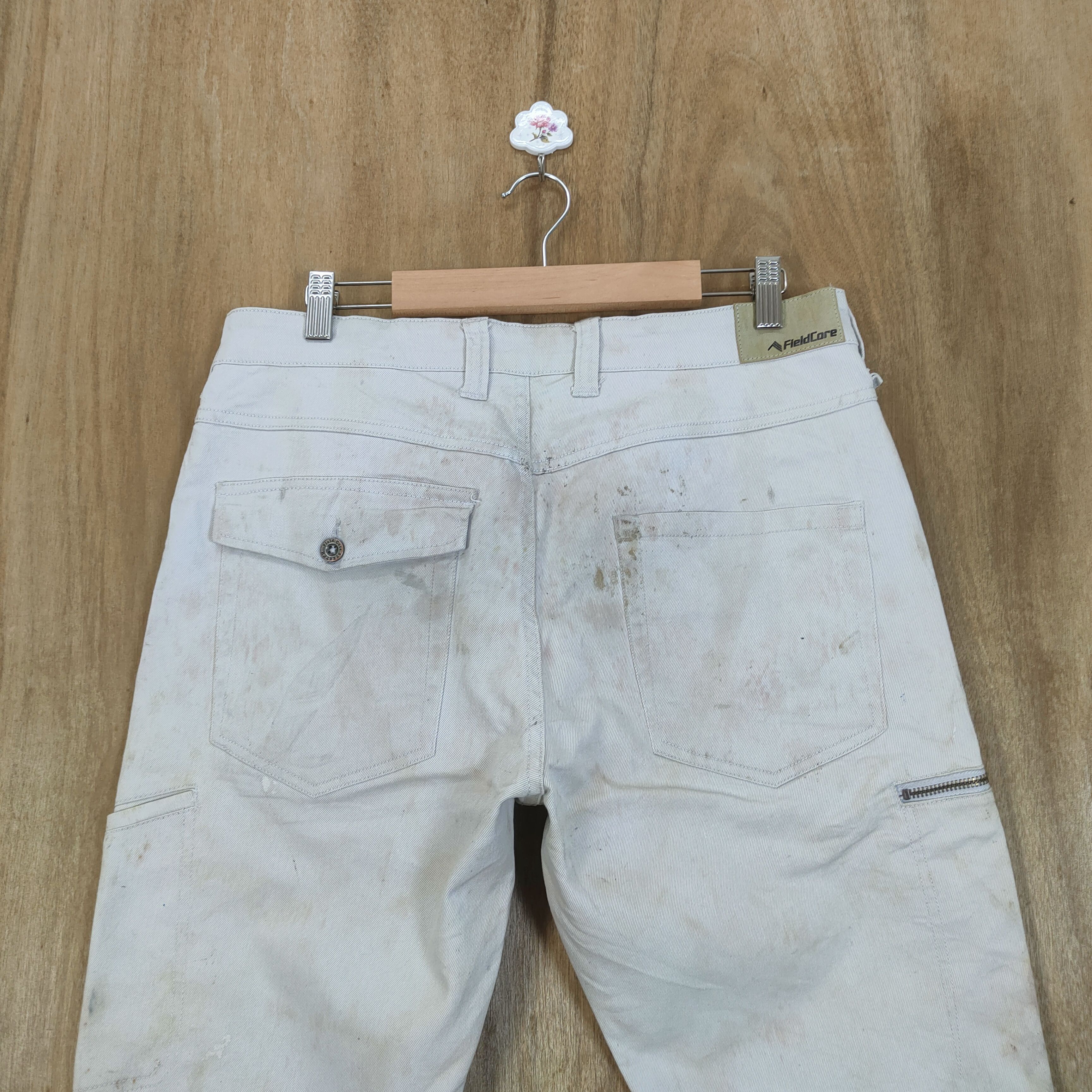 Japanese Brand × Rusty × Vintage VINTAGE JAPANESE RUSTY FADED WORK CARGO PANTS Size US 32 / EU 48 - 8 Thumbnail