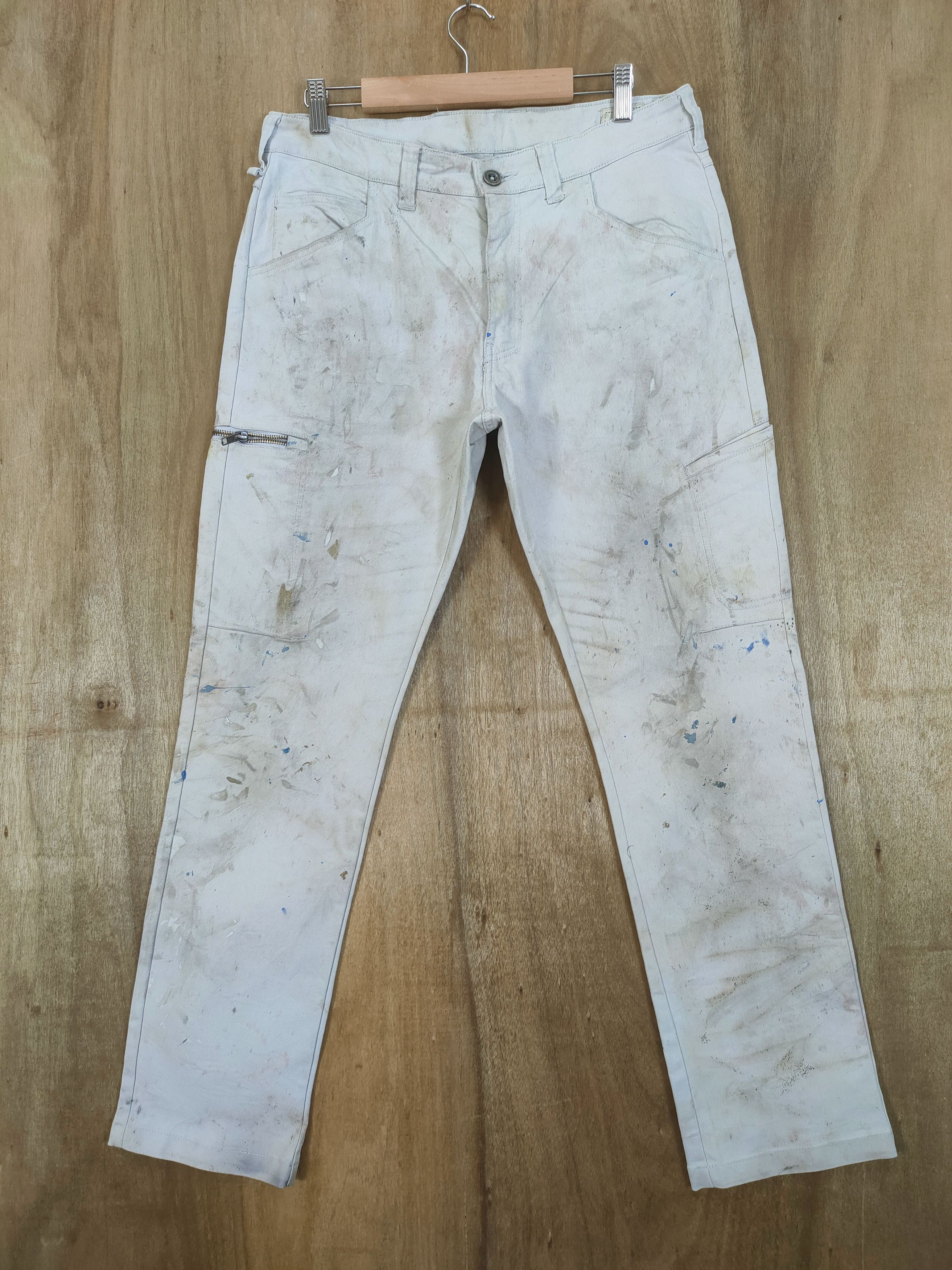 Japanese Brand × Rusty × Vintage VINTAGE JAPANESE RUSTY FADED WORK CARGO PANTS Size US 32 / EU 48 - 1 Thumbnail