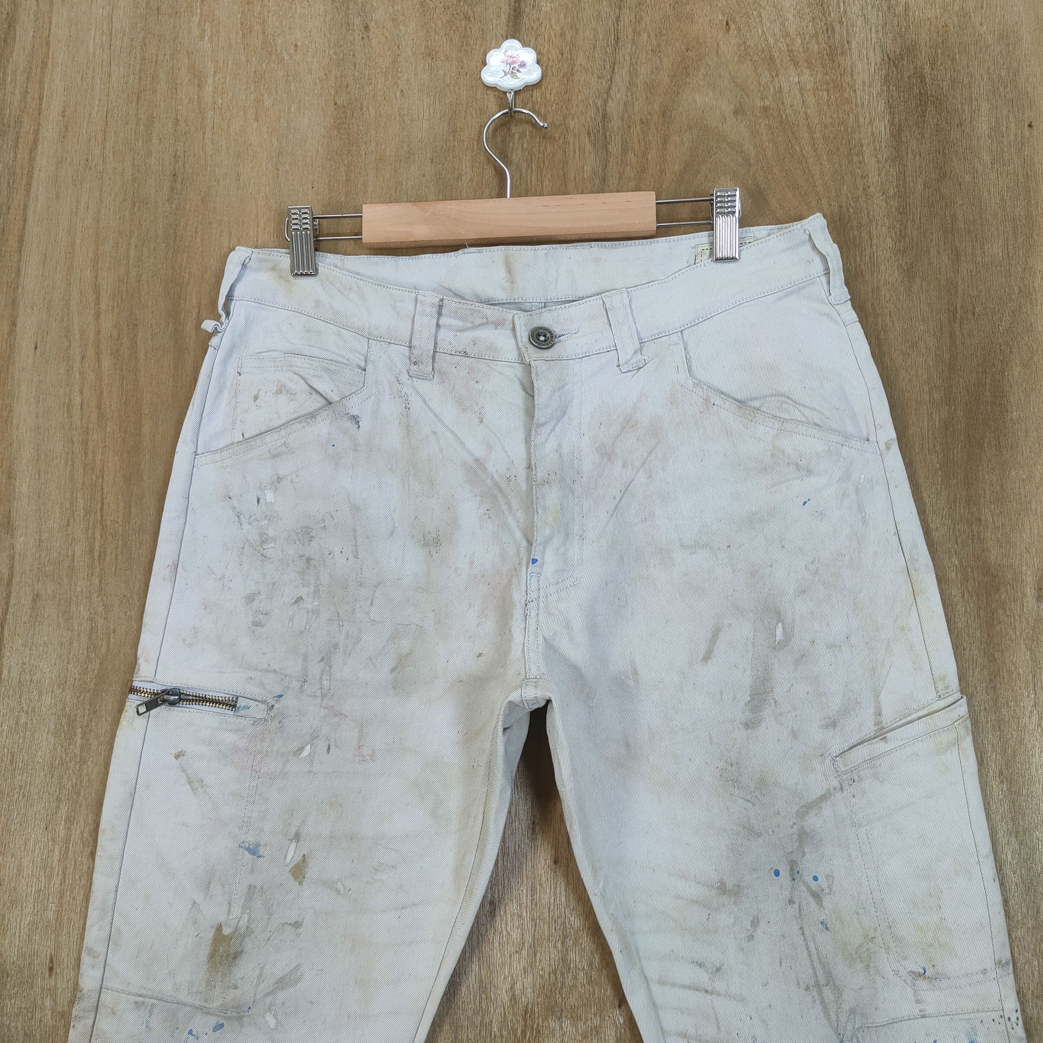 Japanese Brand × Rusty × Vintage VINTAGE JAPANESE RUSTY FADED WORK CARGO PANTS Size US 32 / EU 48 - 2 Thumbnail