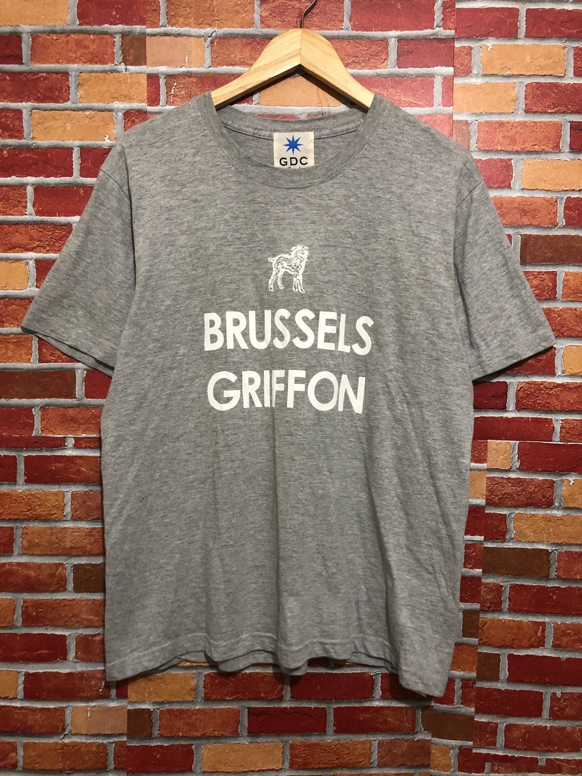 Japanese Brand GDC Brussels Griffon T-Shirt Size US M / EU 48-50 / 2 - 1 Thumbnail