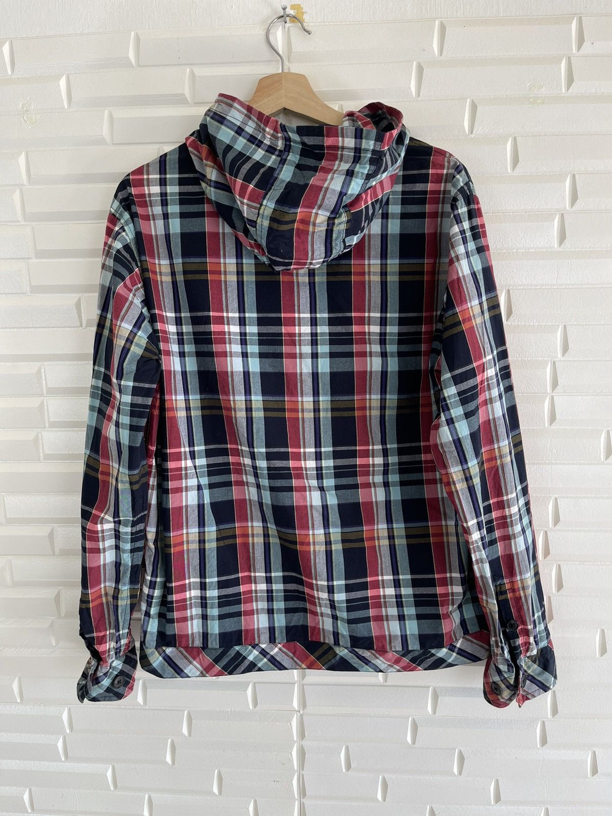 Lacoste × Vintage Awesome Lacoste Hoodie Tartan Madras Style Size US M / EU 48-50 / 2 - 4 Thumbnail