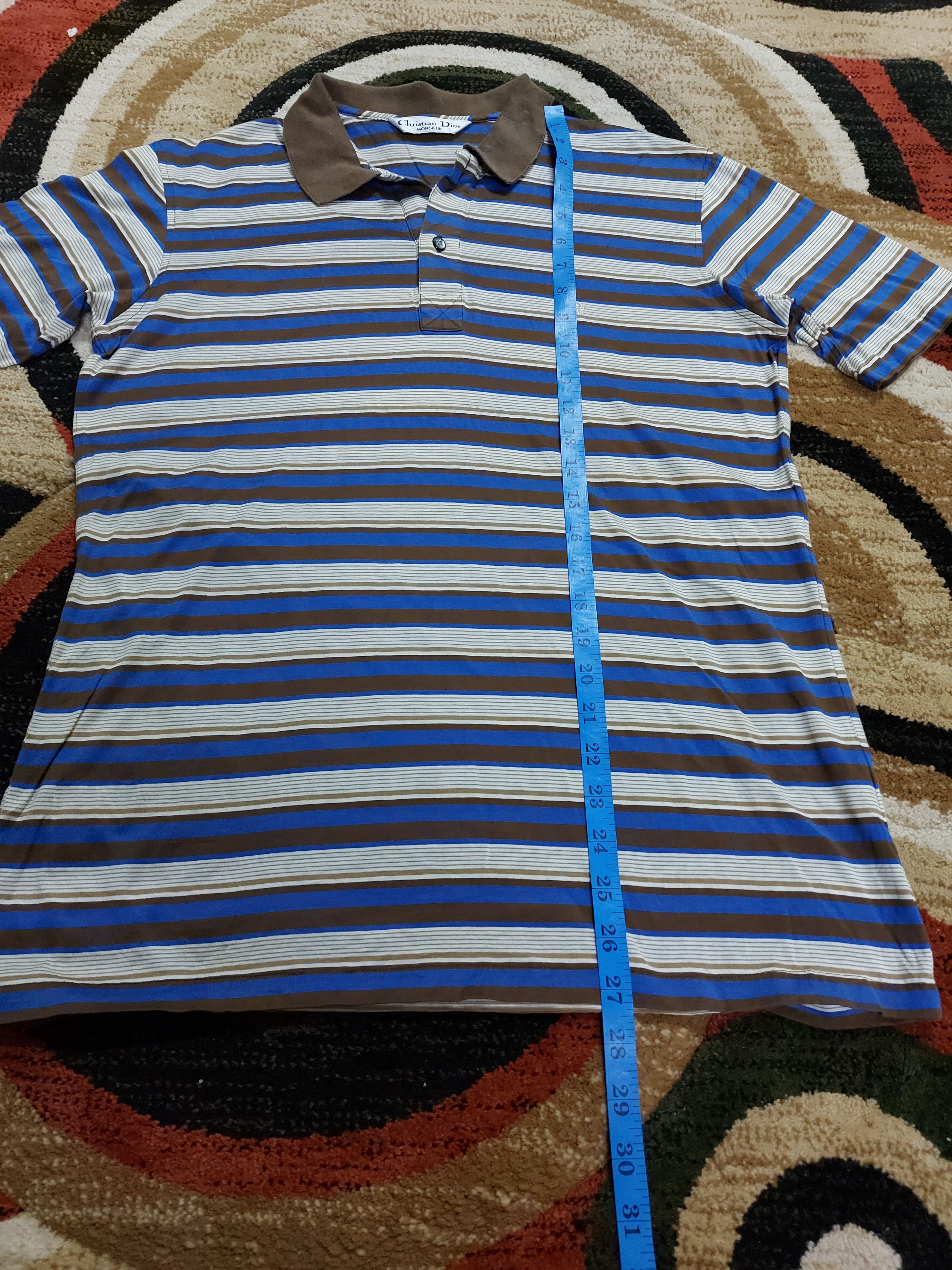 Christian Dior Monsieur (B71) christian dior - vintage stripes polo shirt Size US M / EU 48-50 / 2 - 5 Thumbnail
