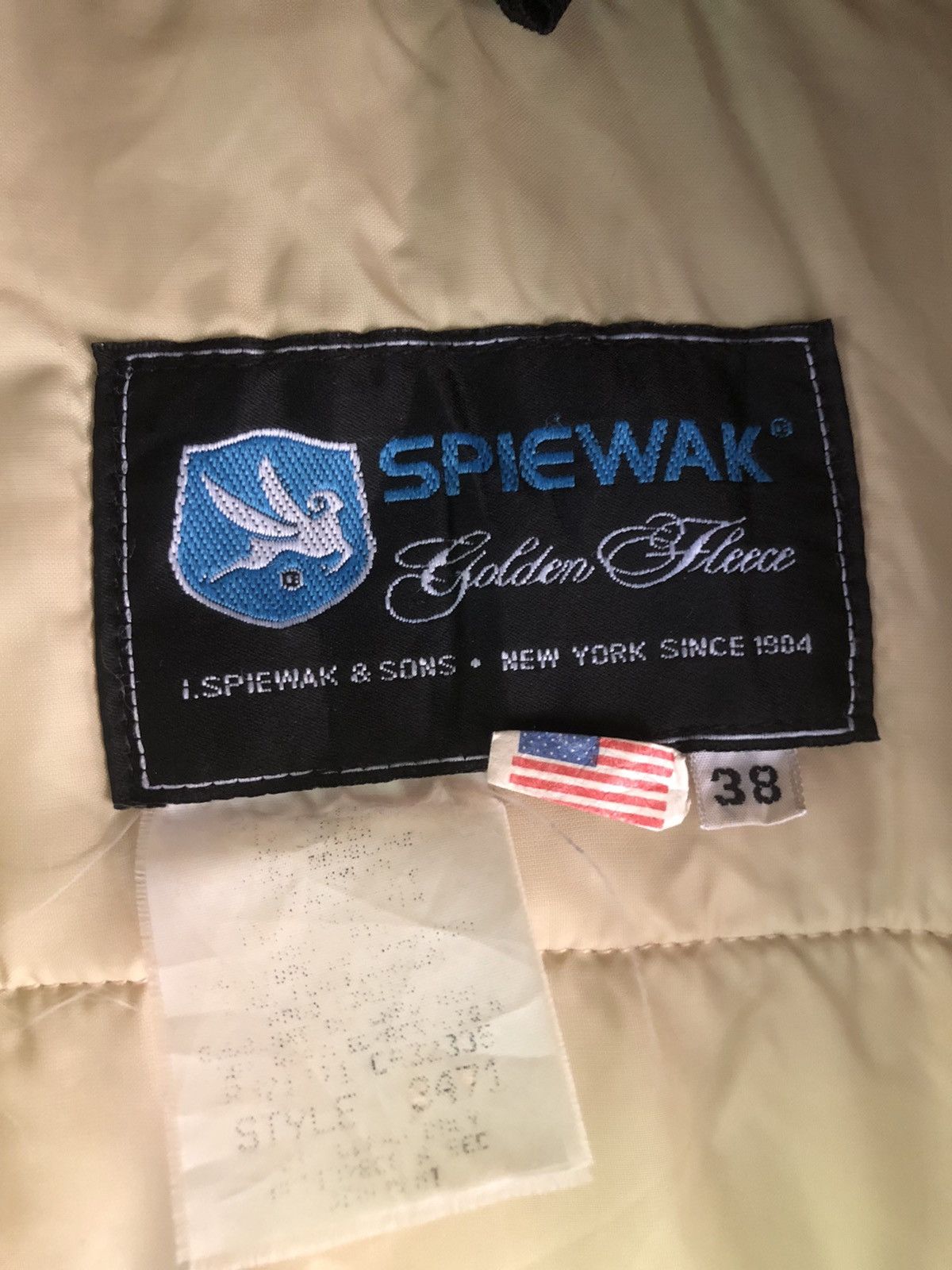 I. Spiewak And Sons 🔥WINTER OFFER❌VINTAGE SPIEWAK Golden Fleece Bomber FurHooded Size US L / EU 52-54 / 3 - 5 Thumbnail