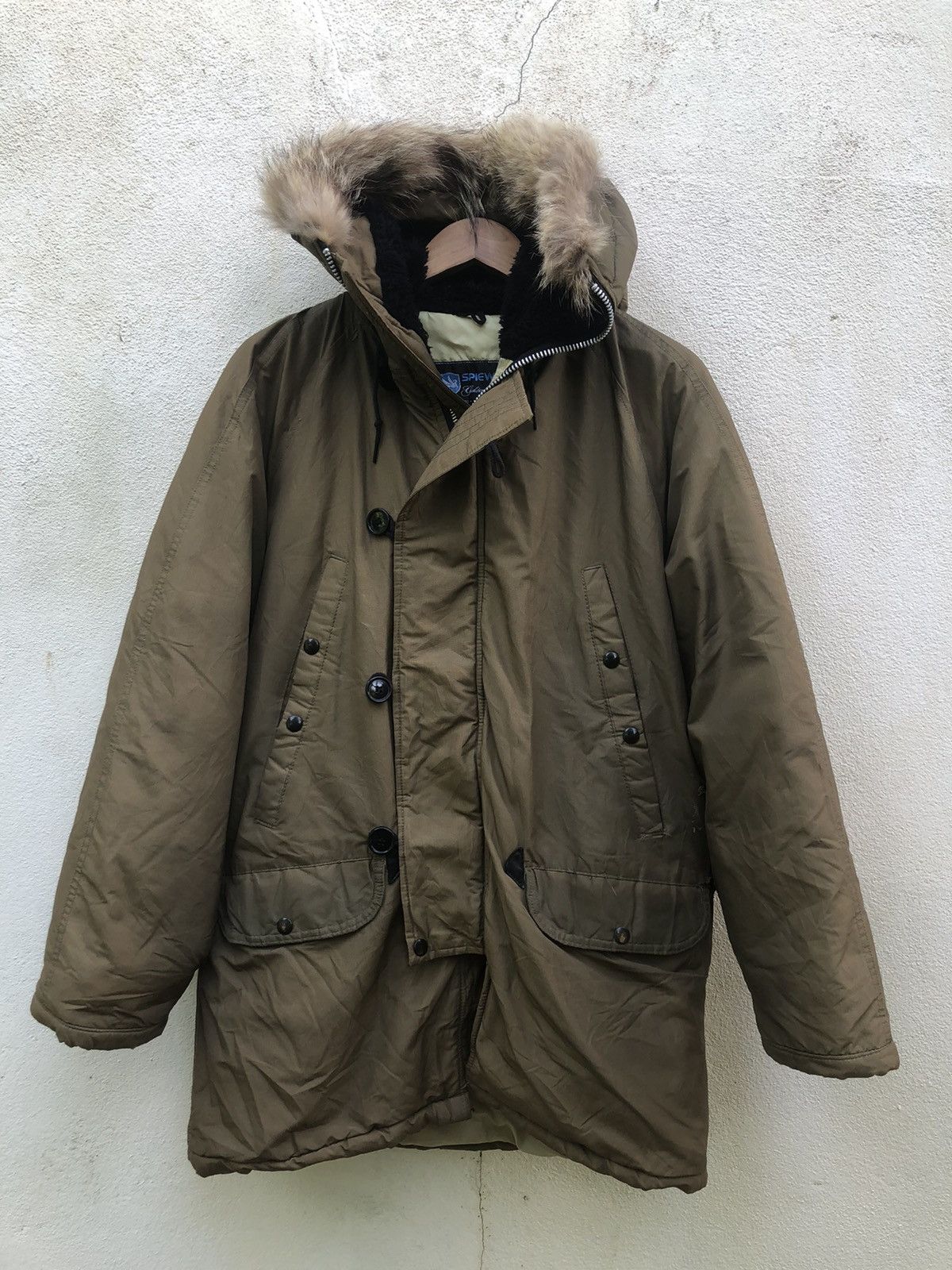I. Spiewak And Sons 🔥WINTER OFFER❌VINTAGE SPIEWAK Golden Fleece Bomber FurHooded Size US L / EU 52-54 / 3 - 1 Thumbnail