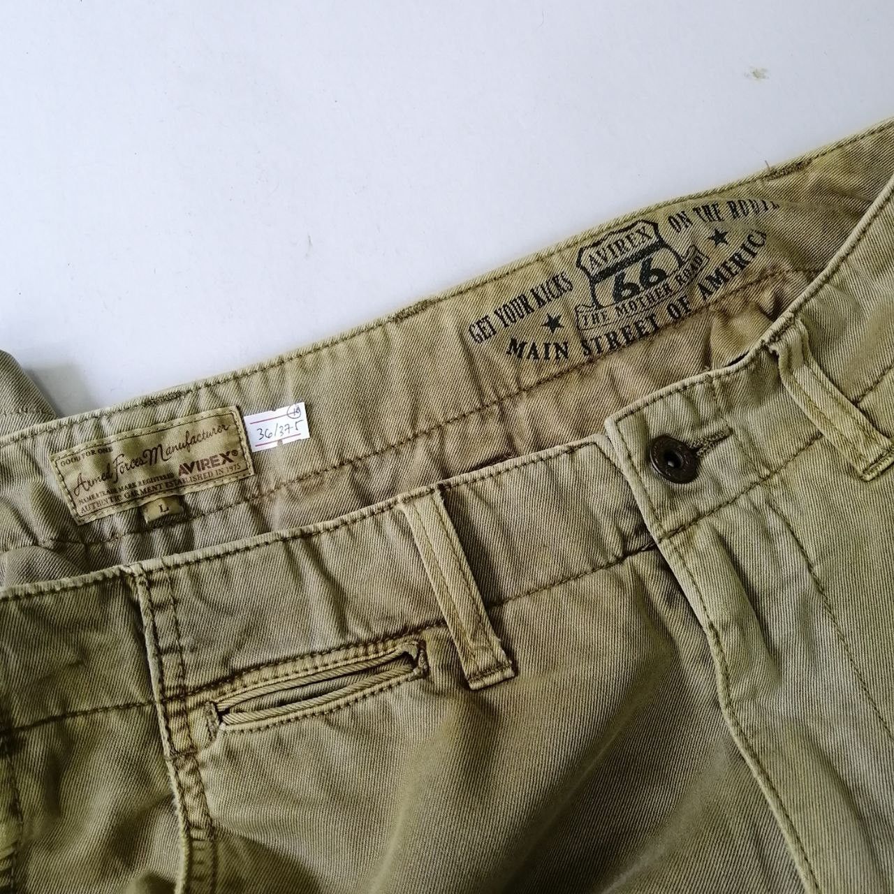 Avirex × Japanese Brand Vintage Avirex Art Design Distressed Style Pants Size US 36 / EU 52 - 17 Thumbnail