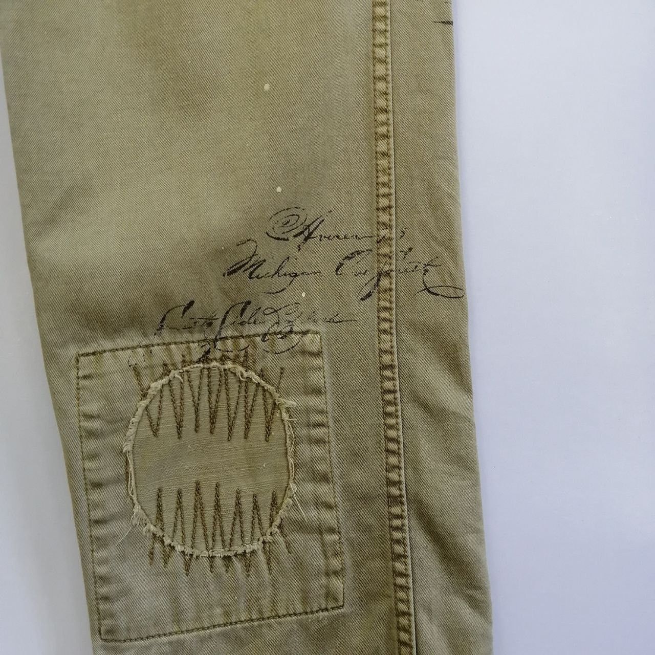 Avirex × Japanese Brand Vintage Avirex Art Design Distressed Style Pants Size US 36 / EU 52 - 4 Thumbnail