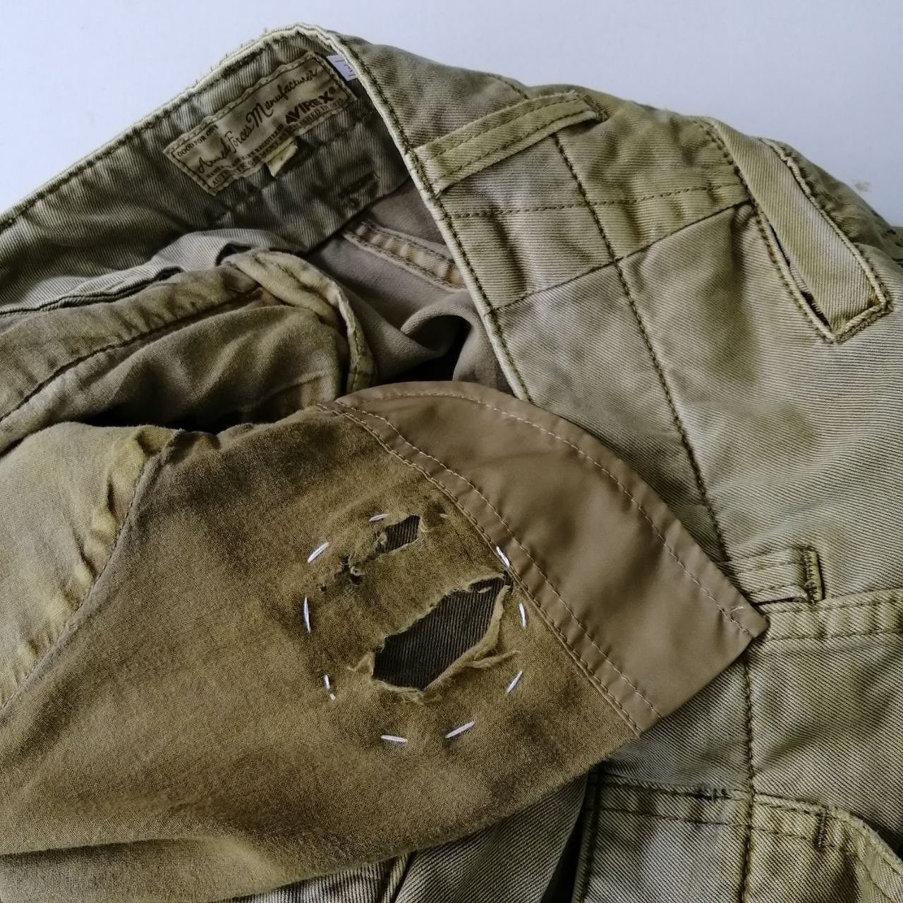 Avirex × Japanese Brand Vintage Avirex Art Design Distressed Style Pants Size US 36 / EU 52 - 11 Thumbnail