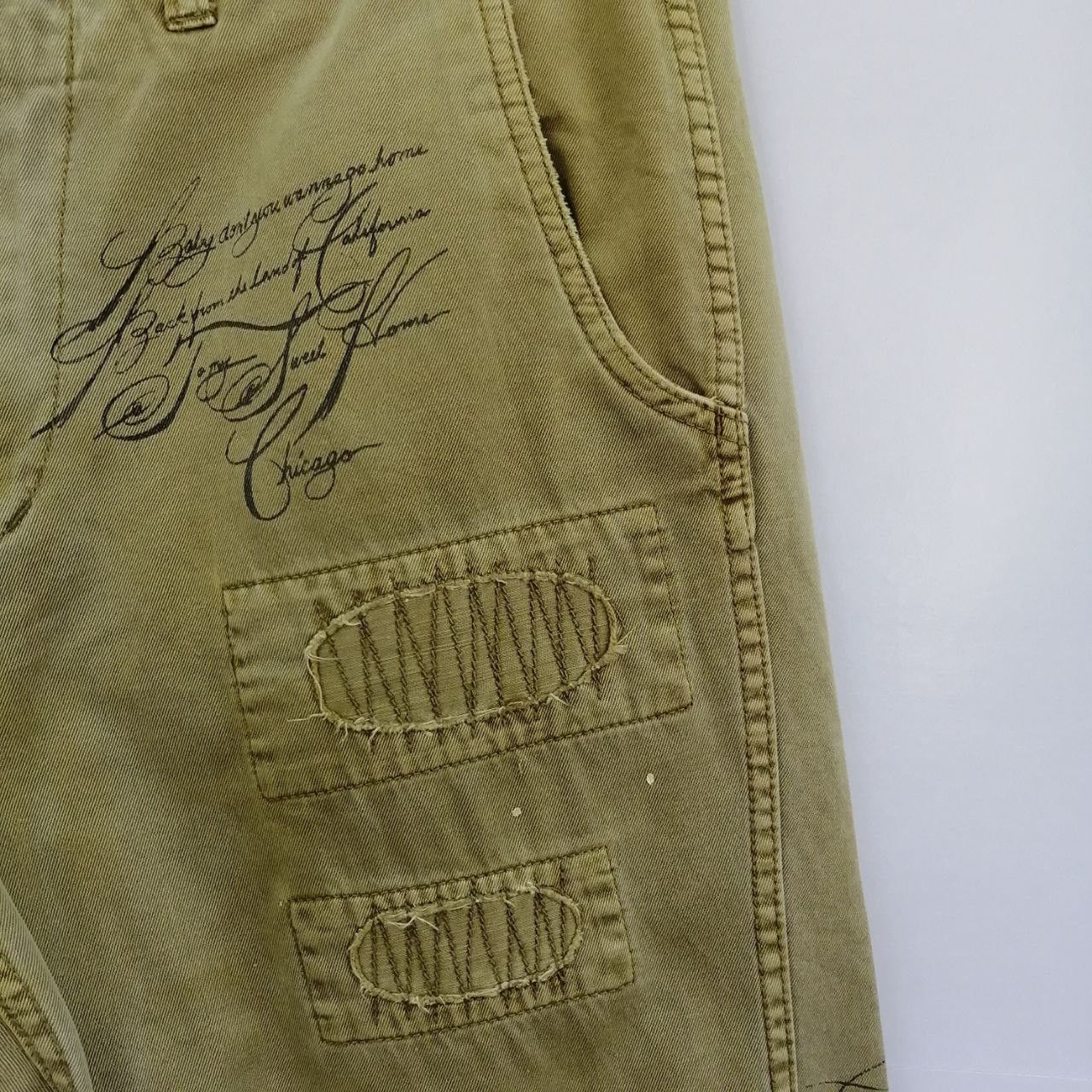Avirex × Japanese Brand Vintage Avirex Art Design Distressed Style Pants Size US 36 / EU 52 - 3 Thumbnail
