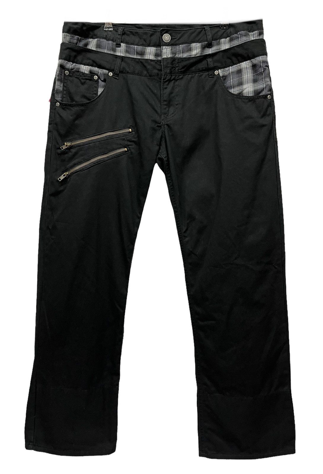 Japanese Brand 🔥RARE🔥Japanese Anime ANPANMAN Big Patch Double Waist Pants Size US 37 - 5 Thumbnail