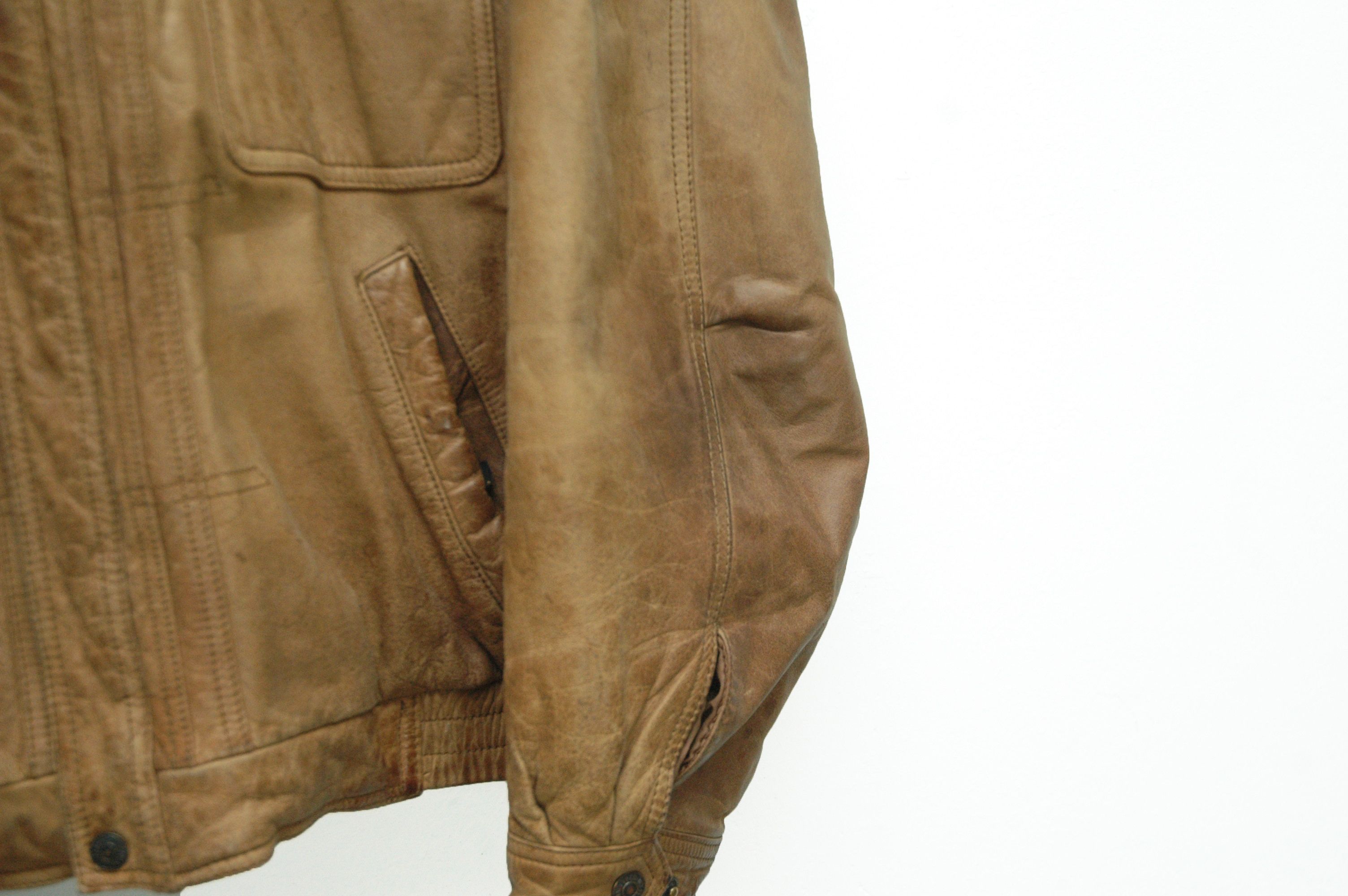 Levi's Levis Leather Vintage 80s Jacket made in Korea Size US S / EU 44-46 / 1 - 7 Thumbnail