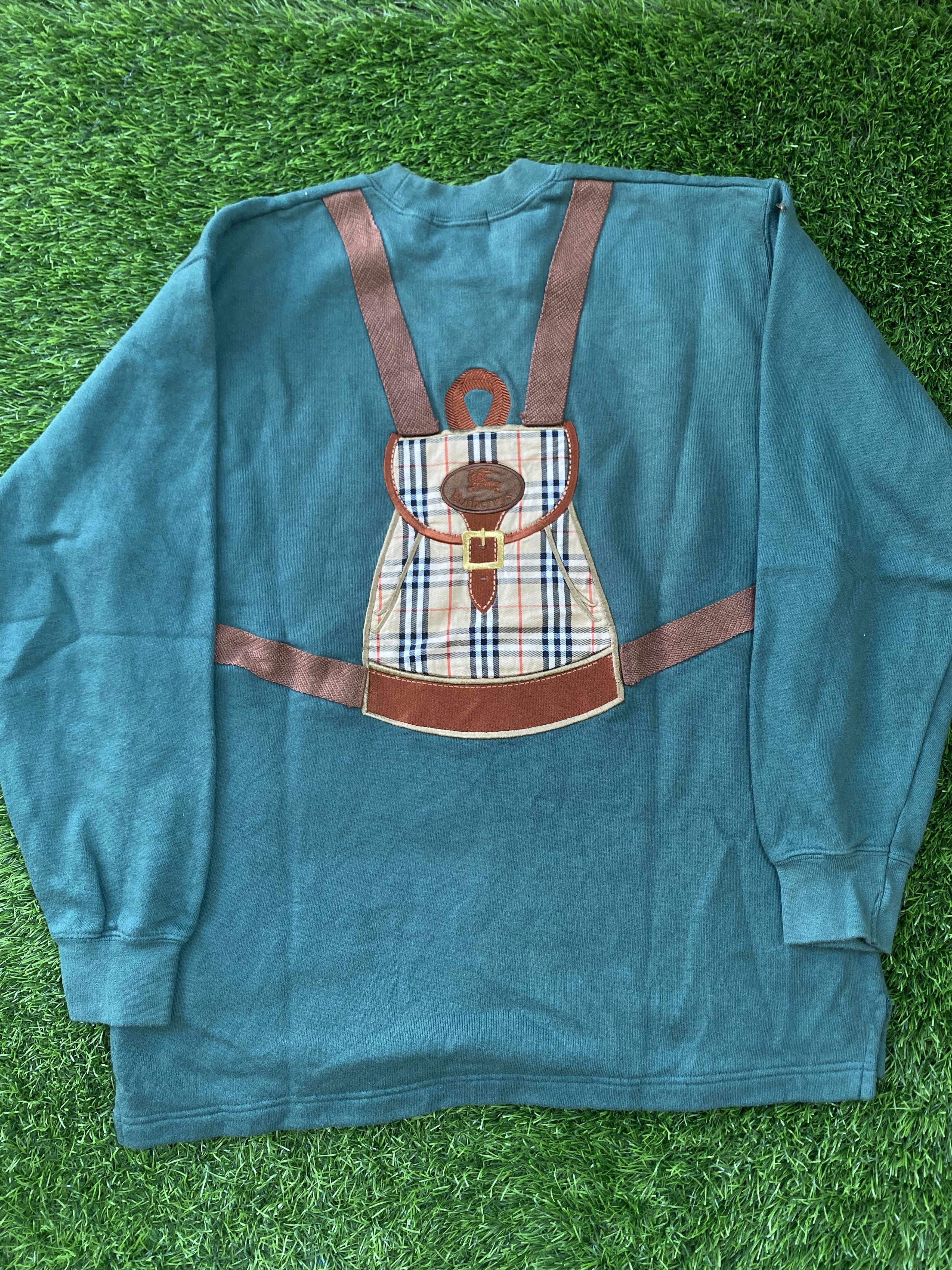 Burberry VIntage Burberry Sweatshirt Size US S / EU 44-46 / 1 - 1 Thumbnail