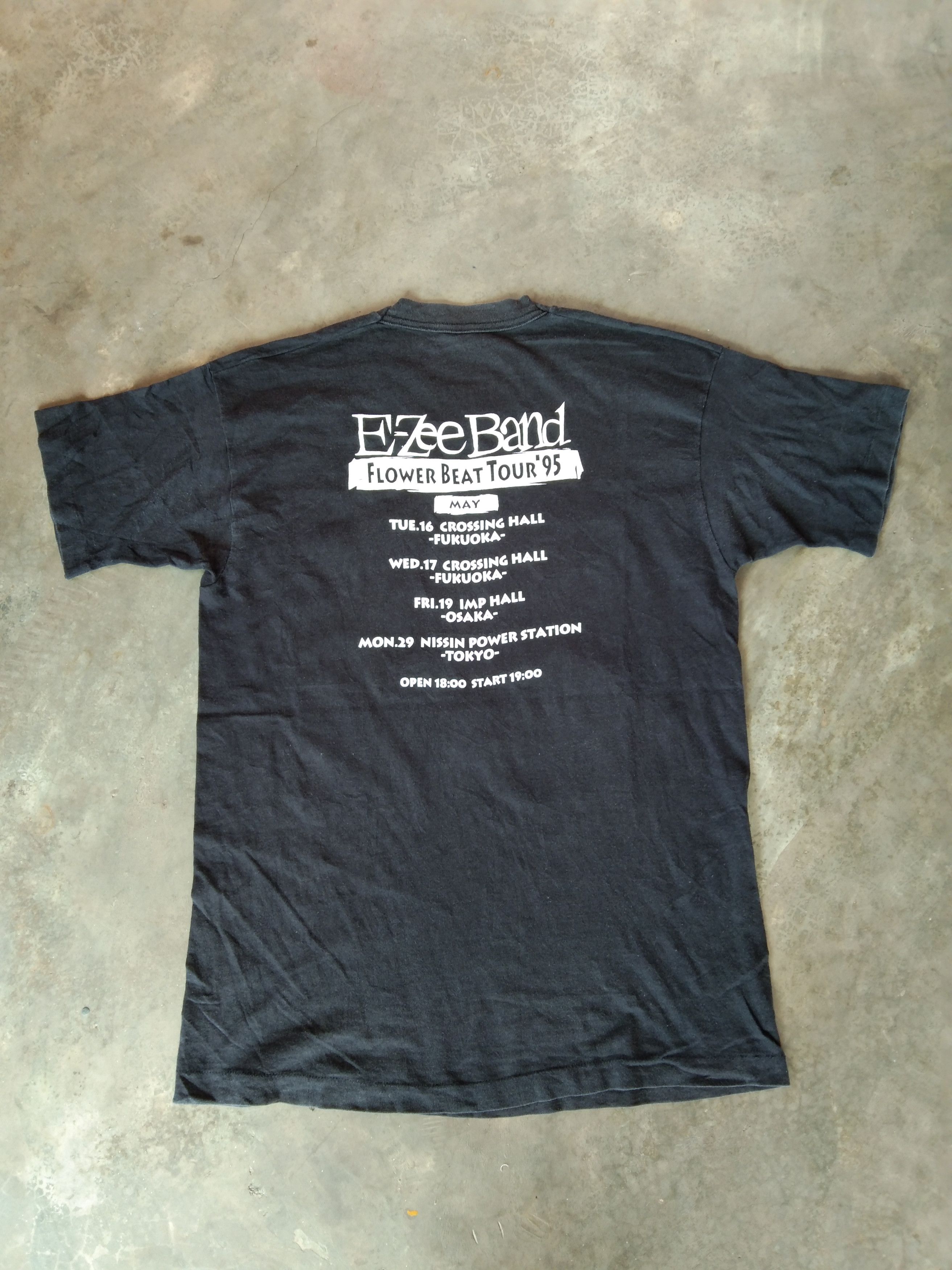 90s E-Zee Band Tour 95 Made In USA Vintage T Shirt