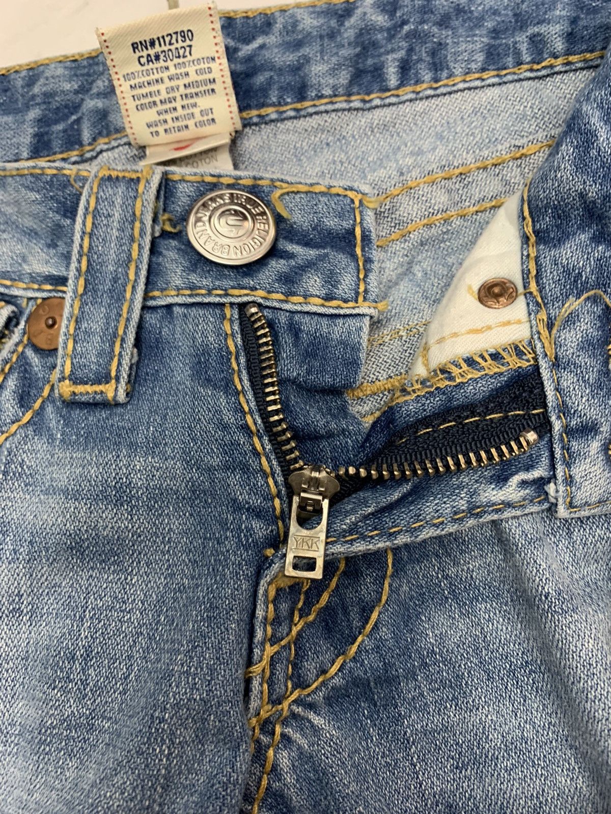 True Religion True Religion Rainbow Joey denim pant distressed flared Size US 28 / EU 44 - 9 Thumbnail