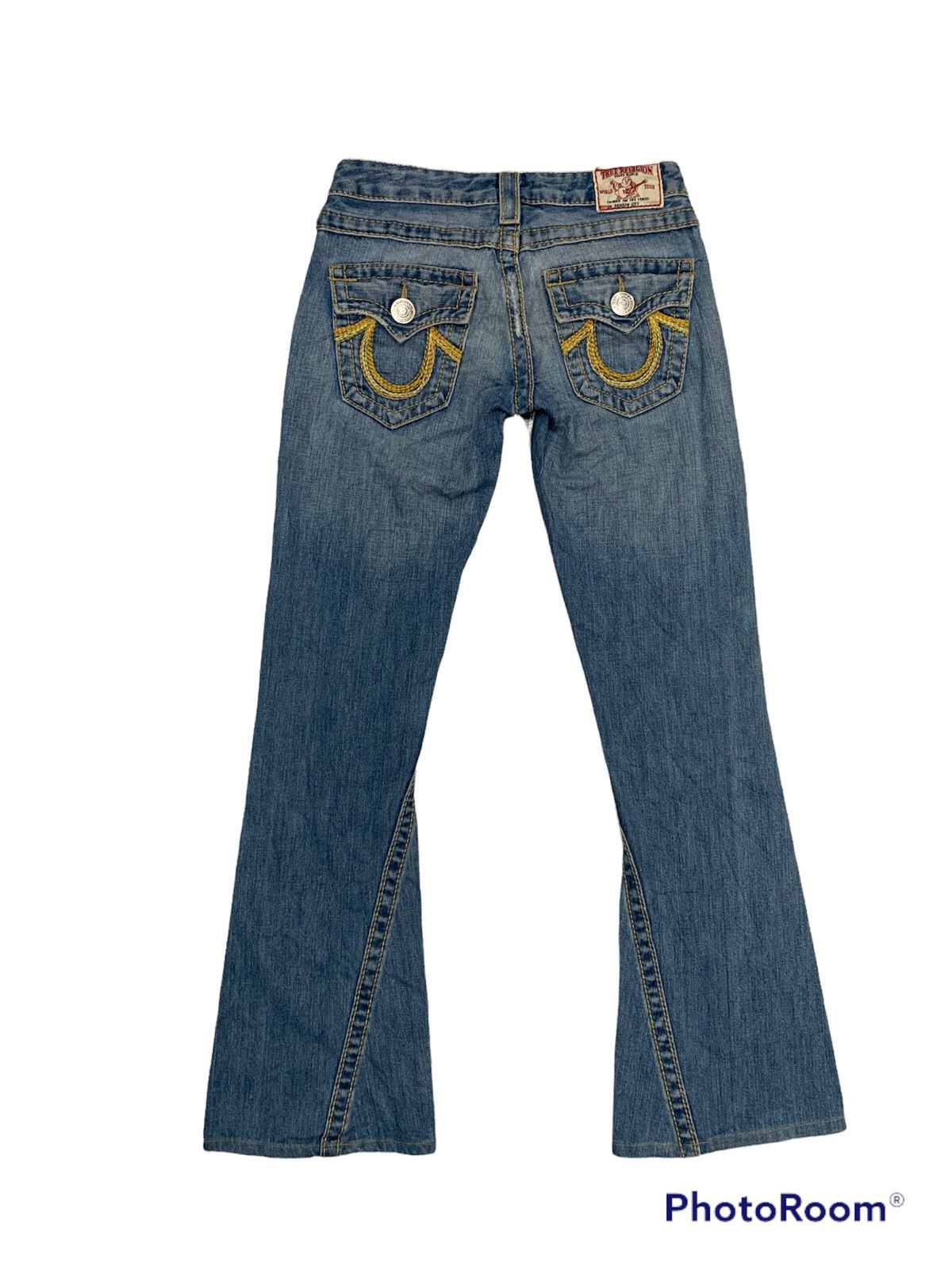True Religion True Religion Rainbow Joey denim pant distressed flared Size US 28 / EU 44 - 1 Thumbnail