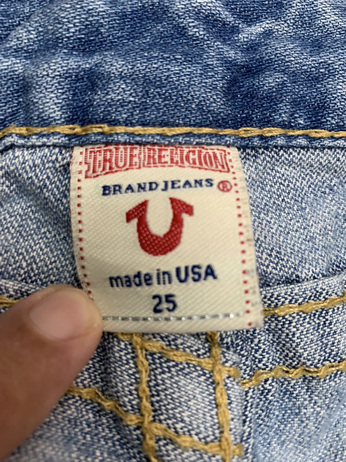True Religion True Religion Rainbow Joey denim pant distressed flared Size US 28 / EU 44 - 11 Thumbnail