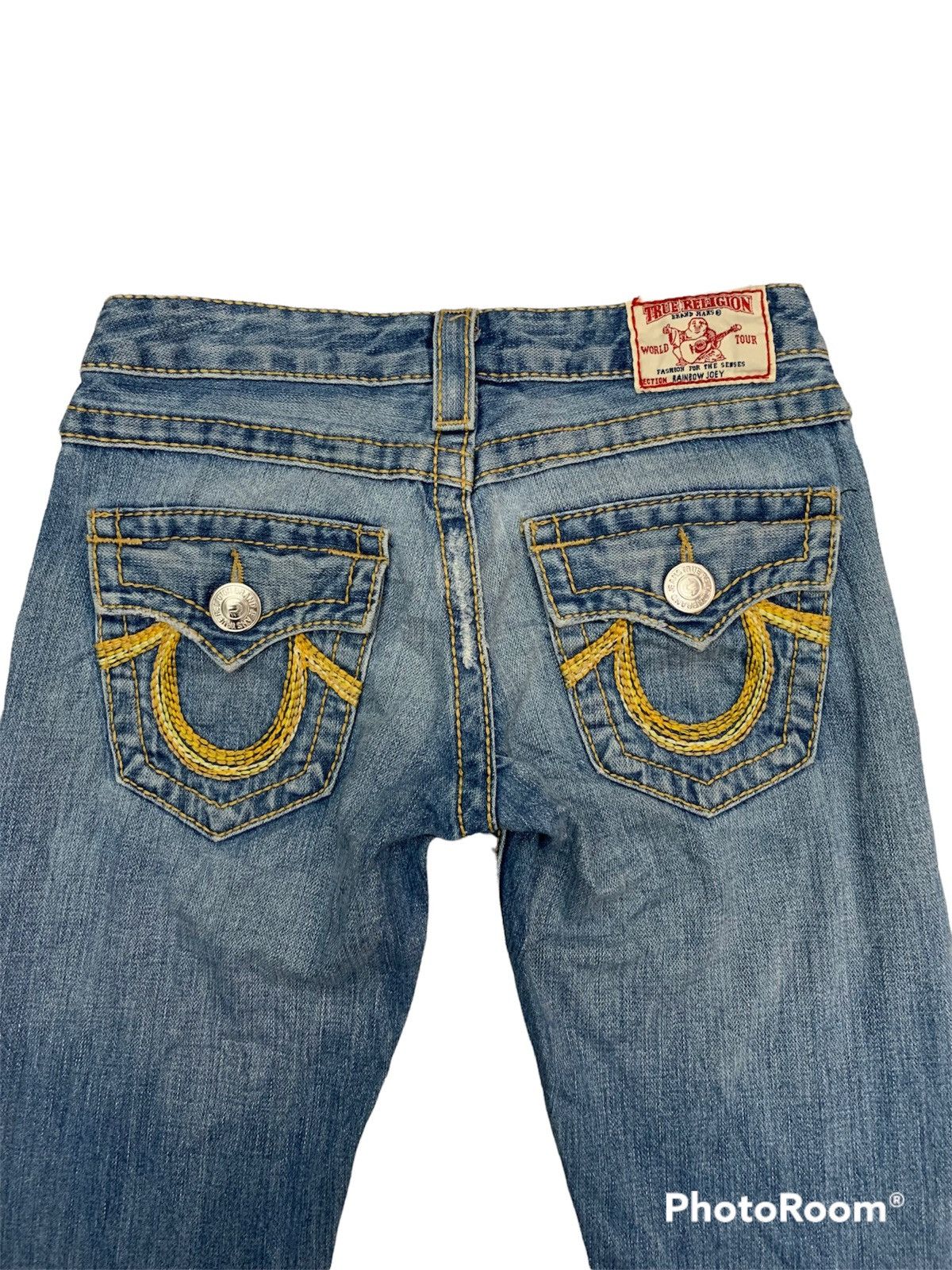 True Religion True Religion Rainbow Joey denim pant distressed flared Size US 28 / EU 44 - 5 Thumbnail