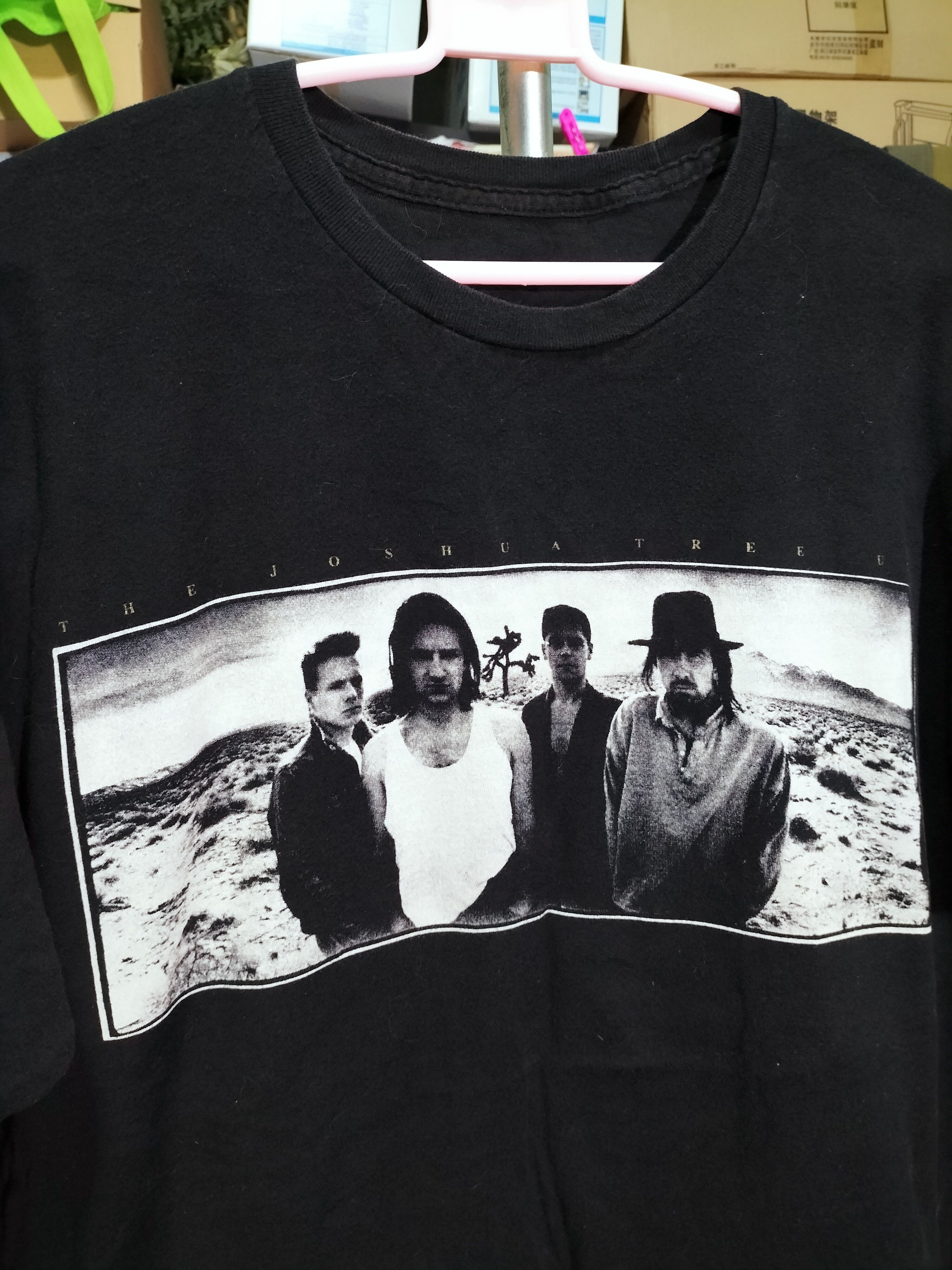 Band Tees × Vintage Vintage U2 Band The Joshua Three Tour Europe 1987 lIve Size US L / EU 52-54 / 3 - 4 Thumbnail
