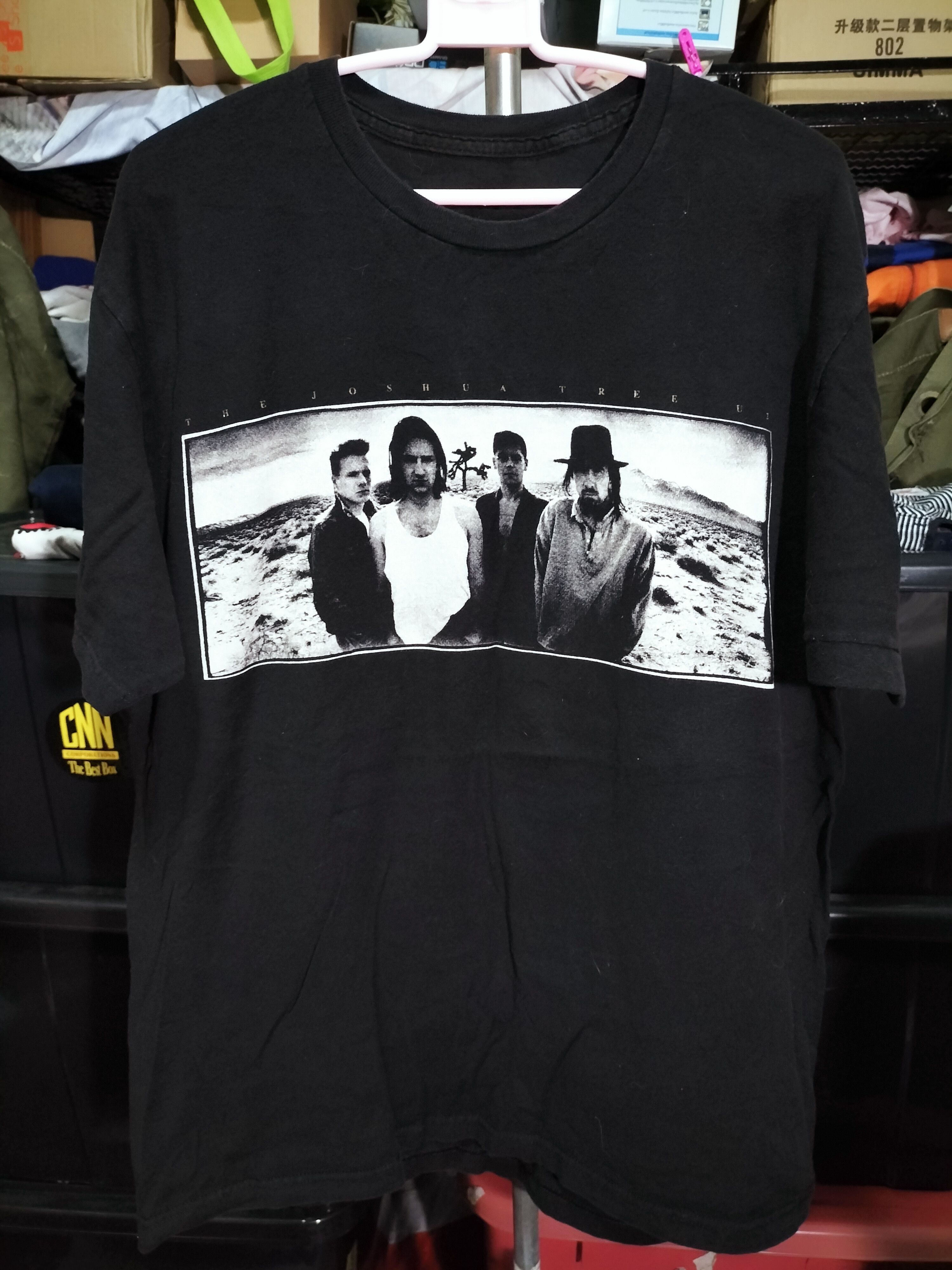 Band Tees × Vintage Vintage U2 Band The Joshua Three Tour Europe 1987 lIve Size US L / EU 52-54 / 3 - 1 Thumbnail