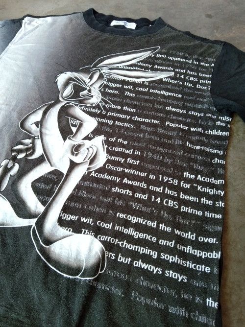 Cartoon Network Vintage Big Logo Bunny Character T Shirt Size US M / EU 48-50 / 2 - 3 Thumbnail