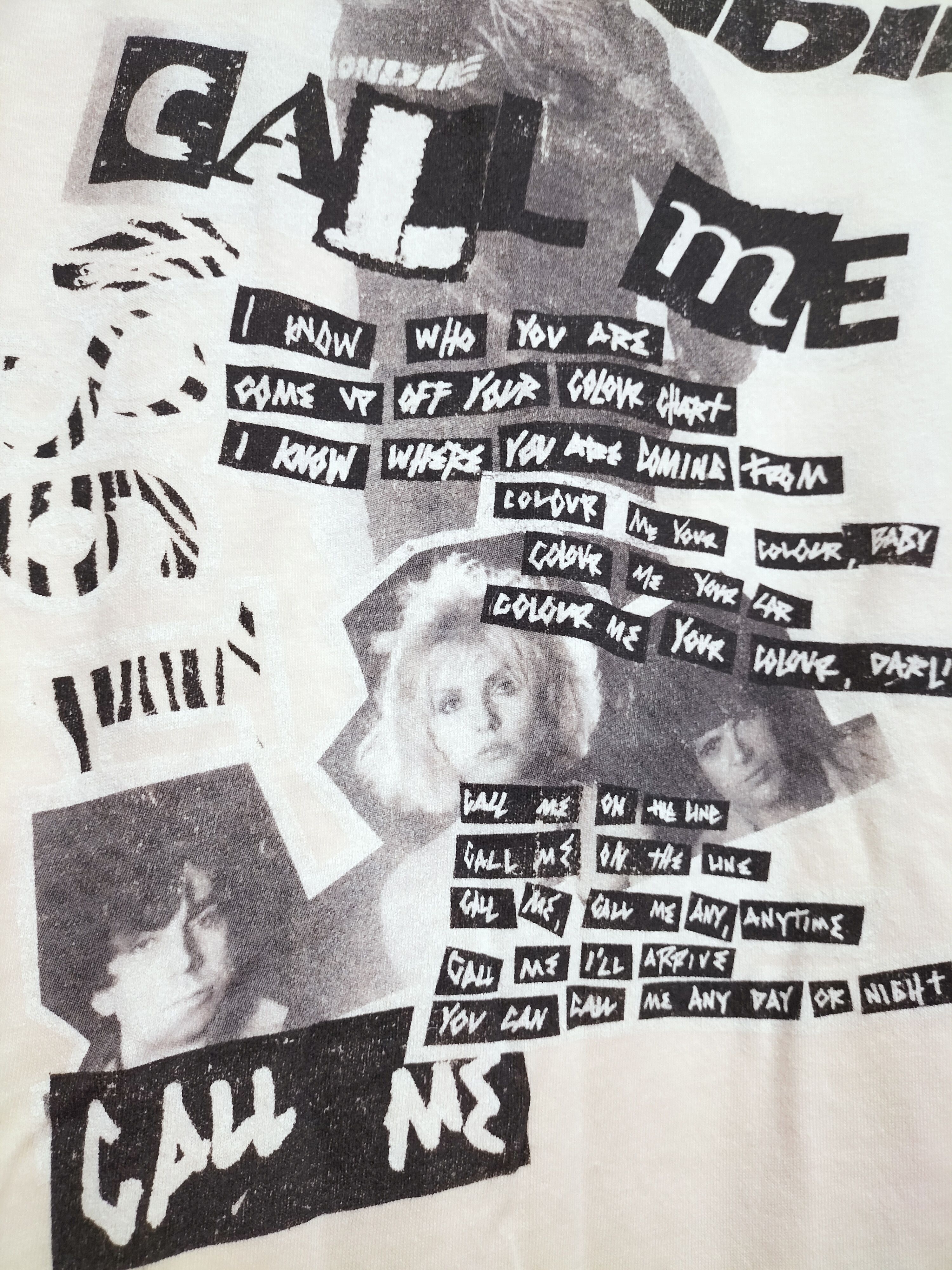 Band Tees Blondie Promo Call Me Live Tshirts bandtees Punk fashion Size US S / EU 44-46 / 1 - 3 Thumbnail