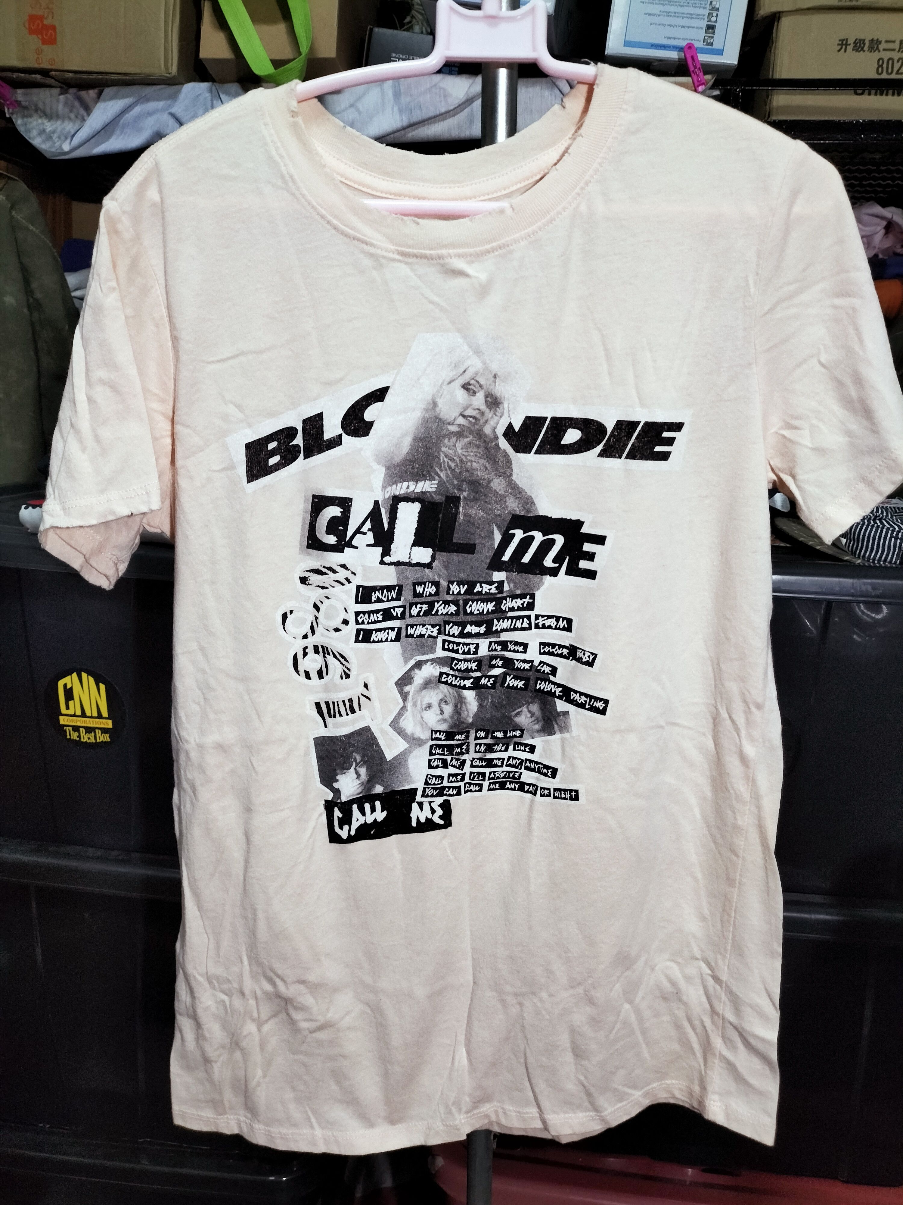 Band Tees Blondie Promo Call Me Live Tshirts bandtees Punk fashion Size US S / EU 44-46 / 1 - 1 Thumbnail