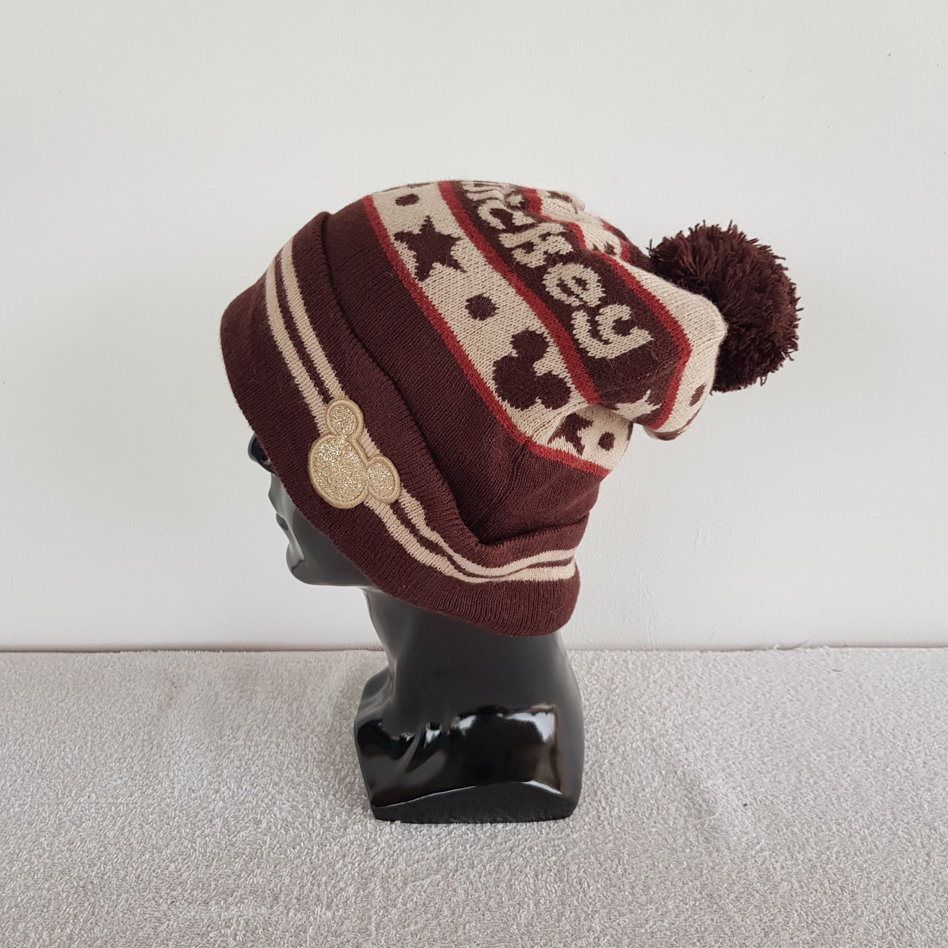 Cartoon Network × Disney × Vintage Mickey Mouse Beanie Disney Snow Cap Mickey Mouse Hats Size ONE SIZE - 4 Thumbnail